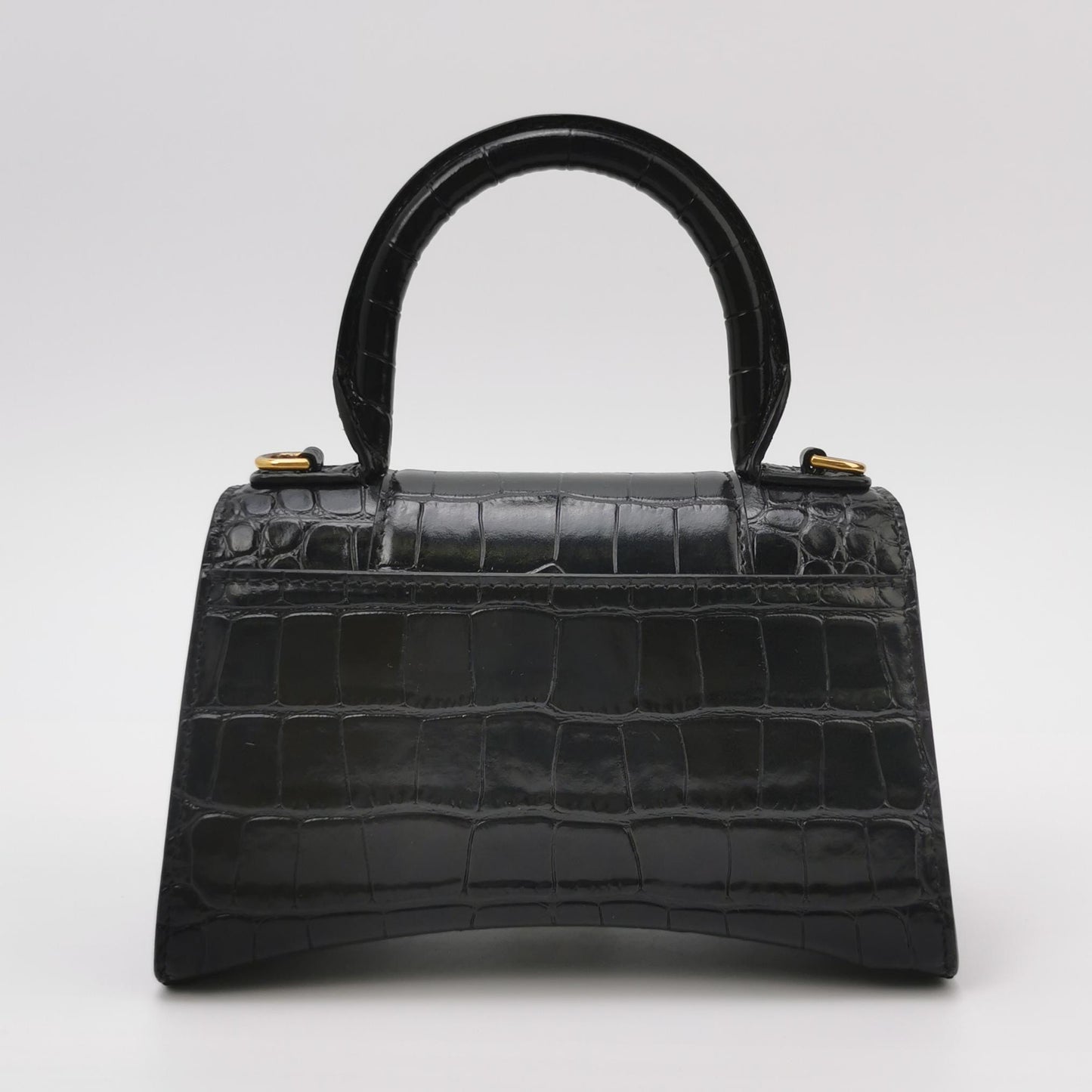 Balenciaga - HOURGLASS - Leather - Black - (Mini)