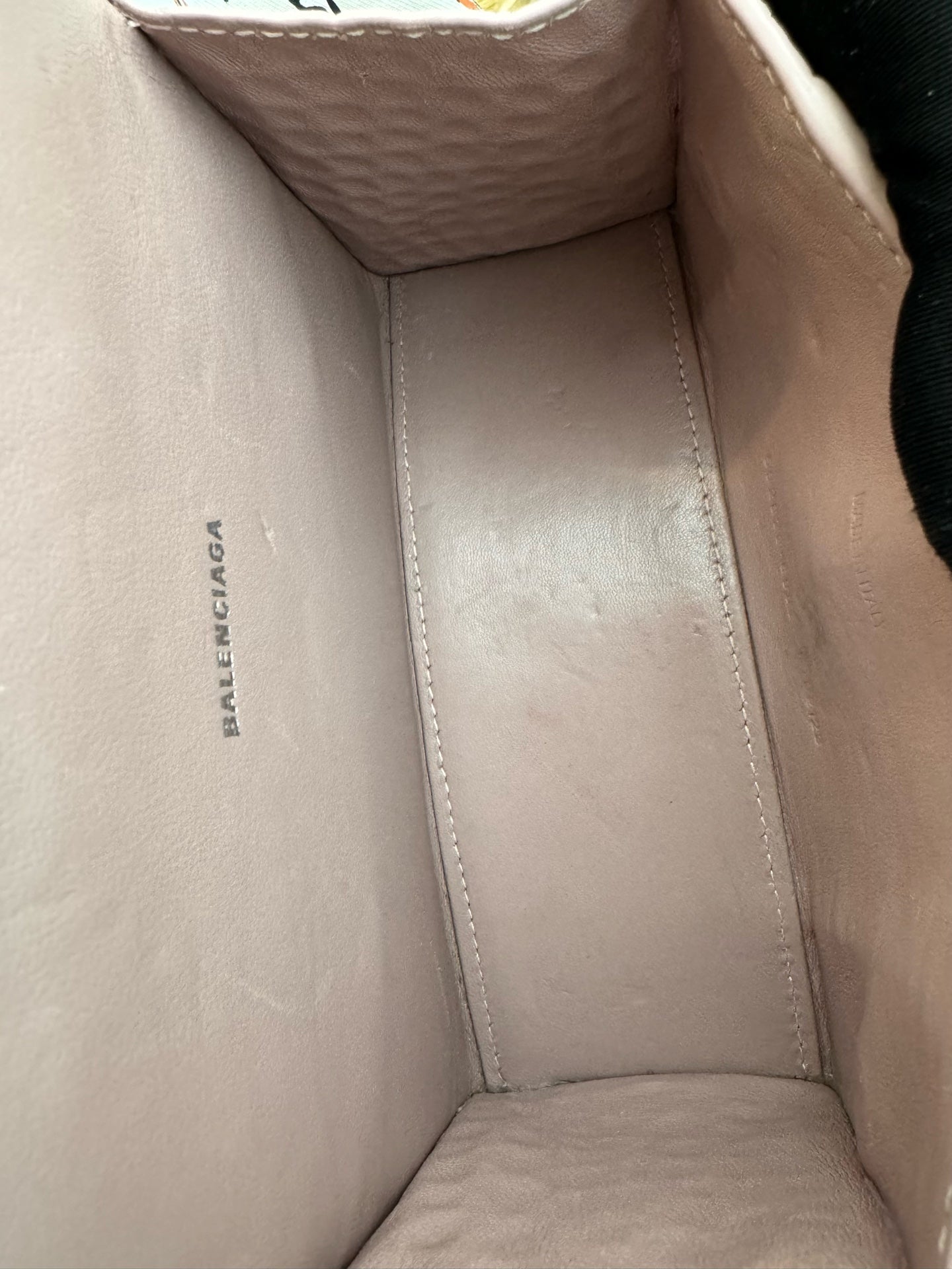 Balenciaga - Hourglass XS - Embossed leather - Pink - (Mini)
