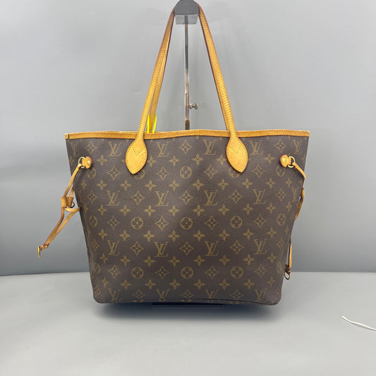 Louis Vuitton - Neverfull MM - Monogram coated canvas with natural cowhide leather trim - Brown - (medium)