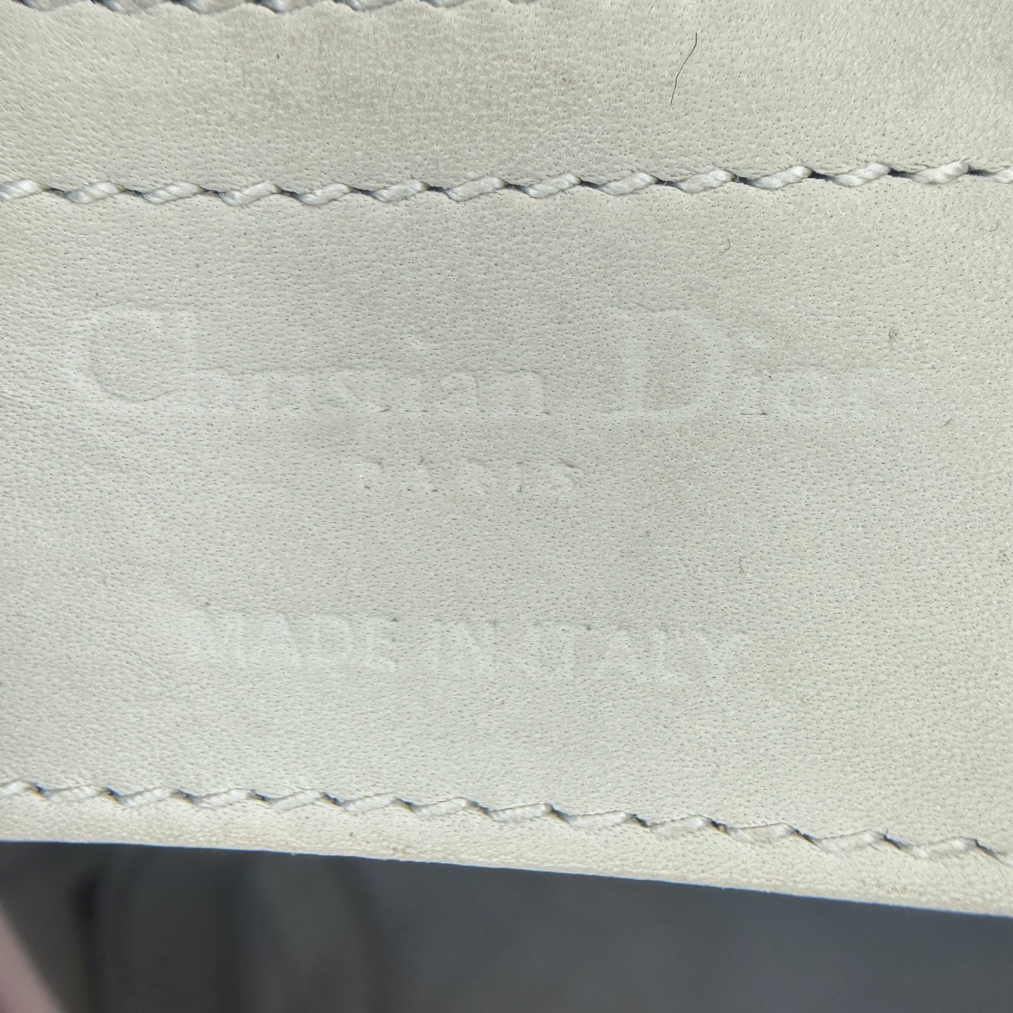 Dior - Saddle Bag - Leather - White - (medium)