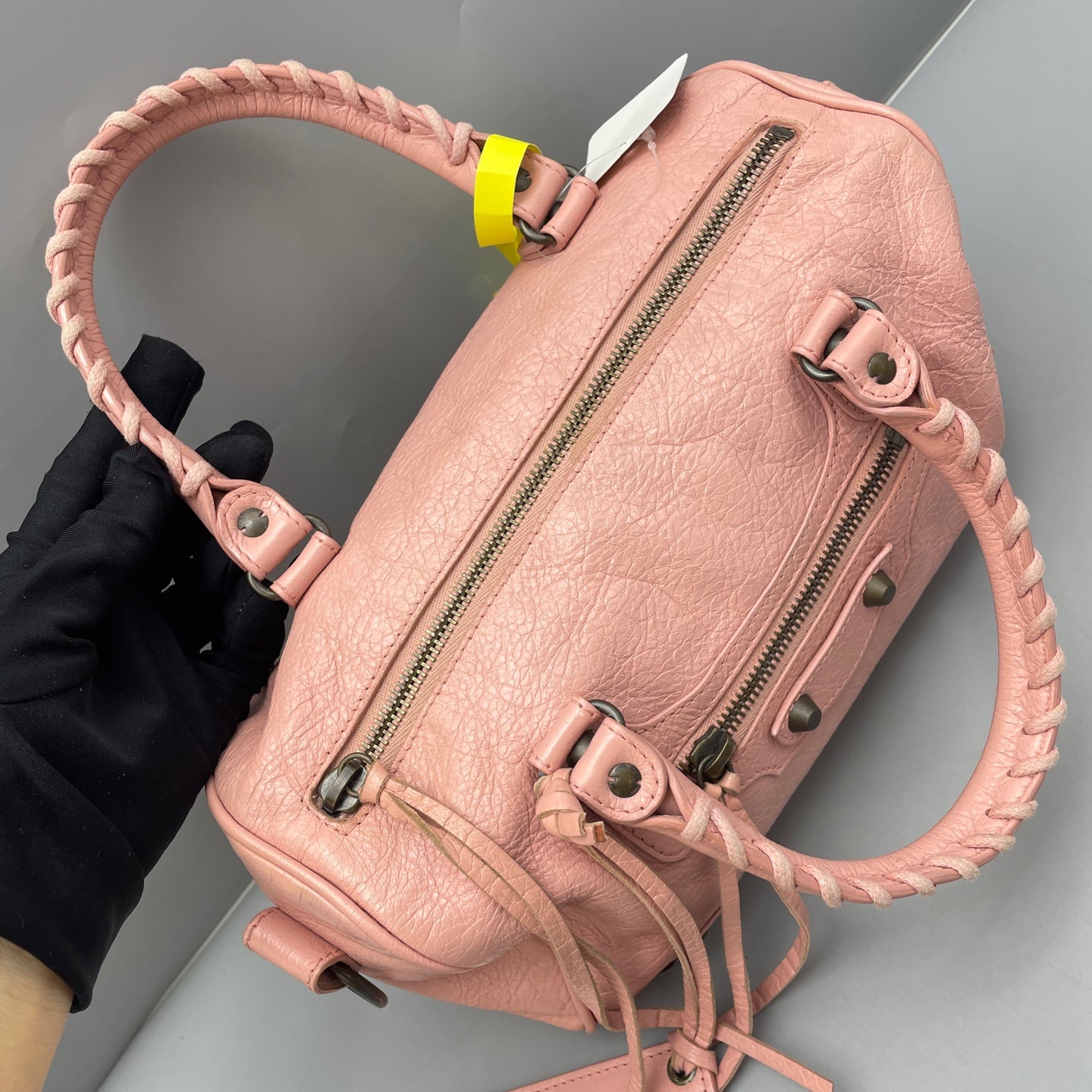 Balenciaga - Mini Boston Satchel - Leather - Pink - (mini)