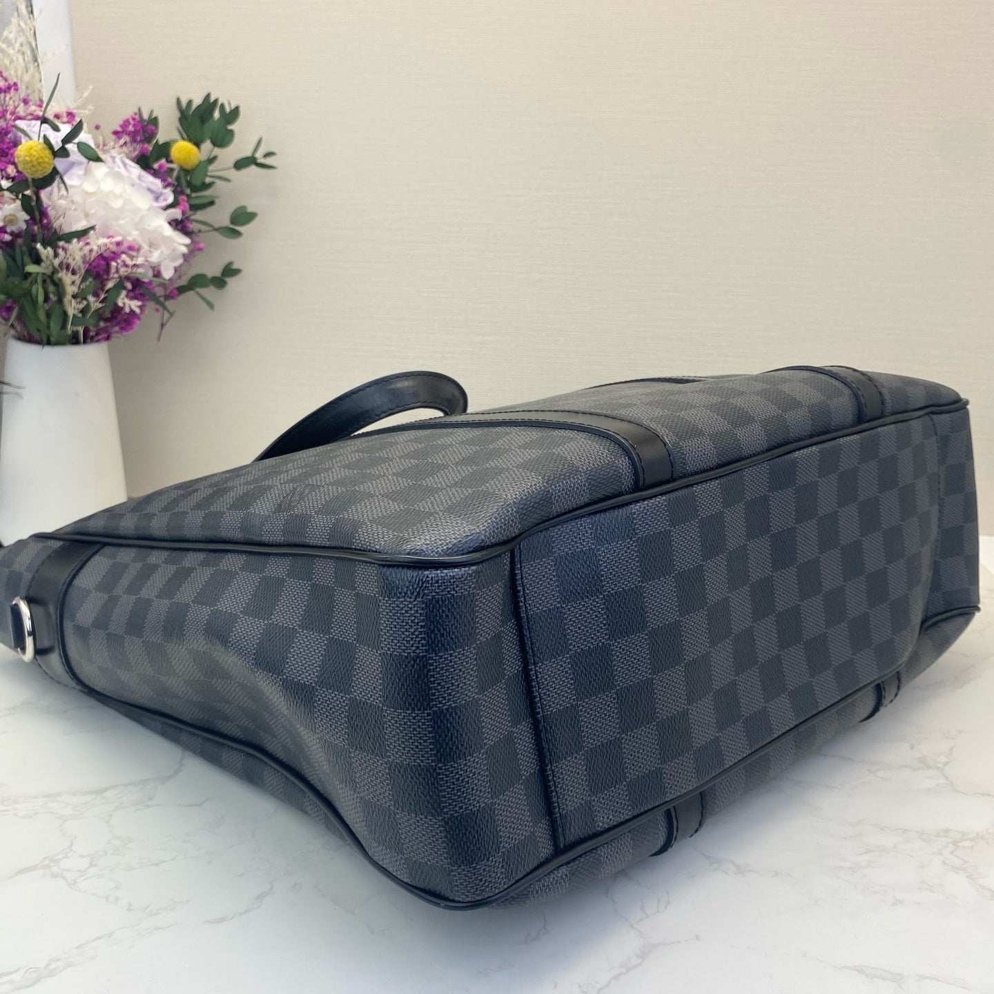 Louis Vuitton - Tadao - Damier Graphite canvas with leather trim - Black - (Large)