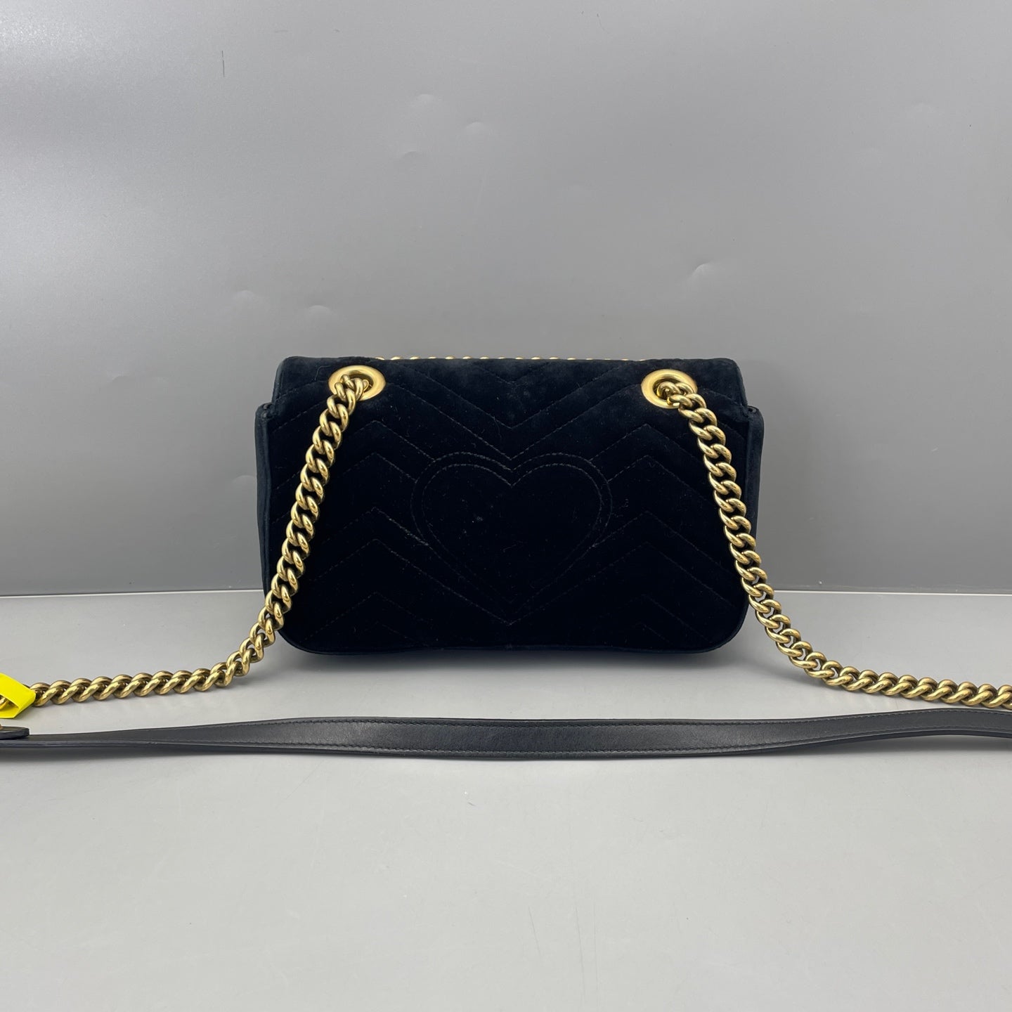Gucci - GG Marmont Matelassé Mini Bag - Velvet - Black - (mini)