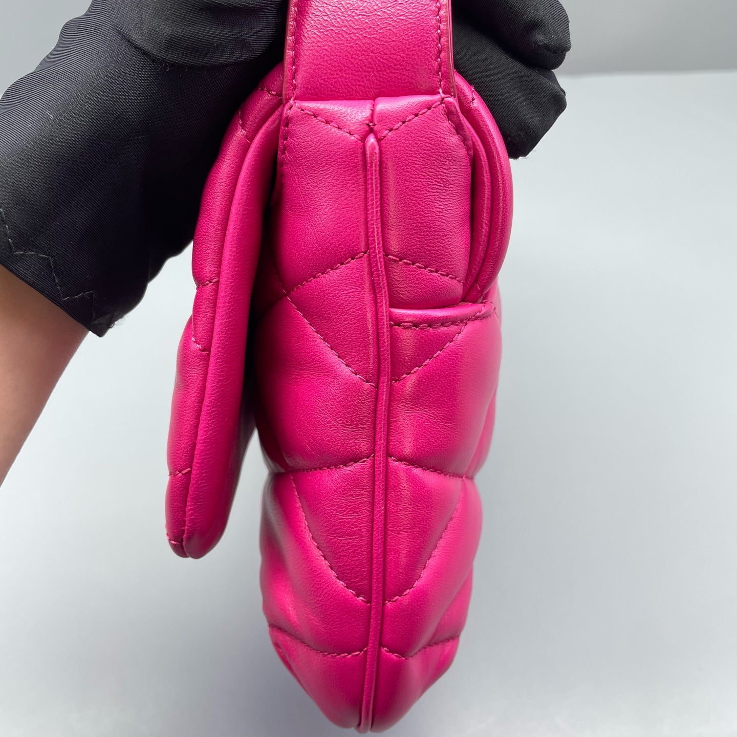 Saint Laurent - Le 57 Hobo Bag - Lambskin leather - Pink - (Medium)