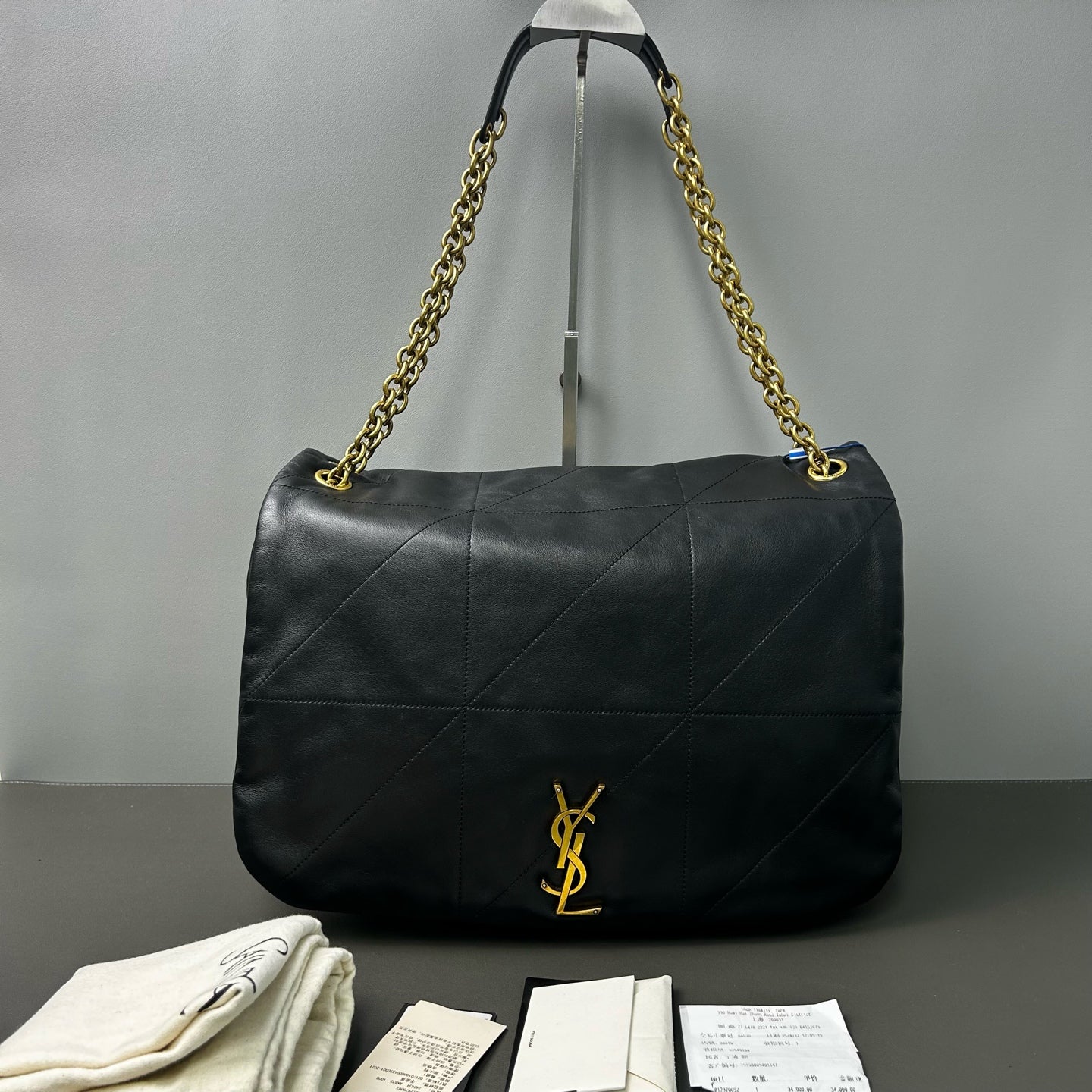 Saint Laurent - Jamie 4.3 Large - Leather - Black - (Large)