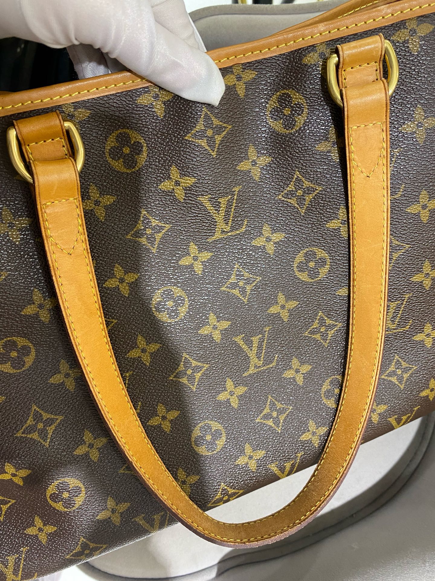 Louis Vuitton - Batignolles Horizontal - Monogram canvas with Vachetta leather trim - Brown - (medium)