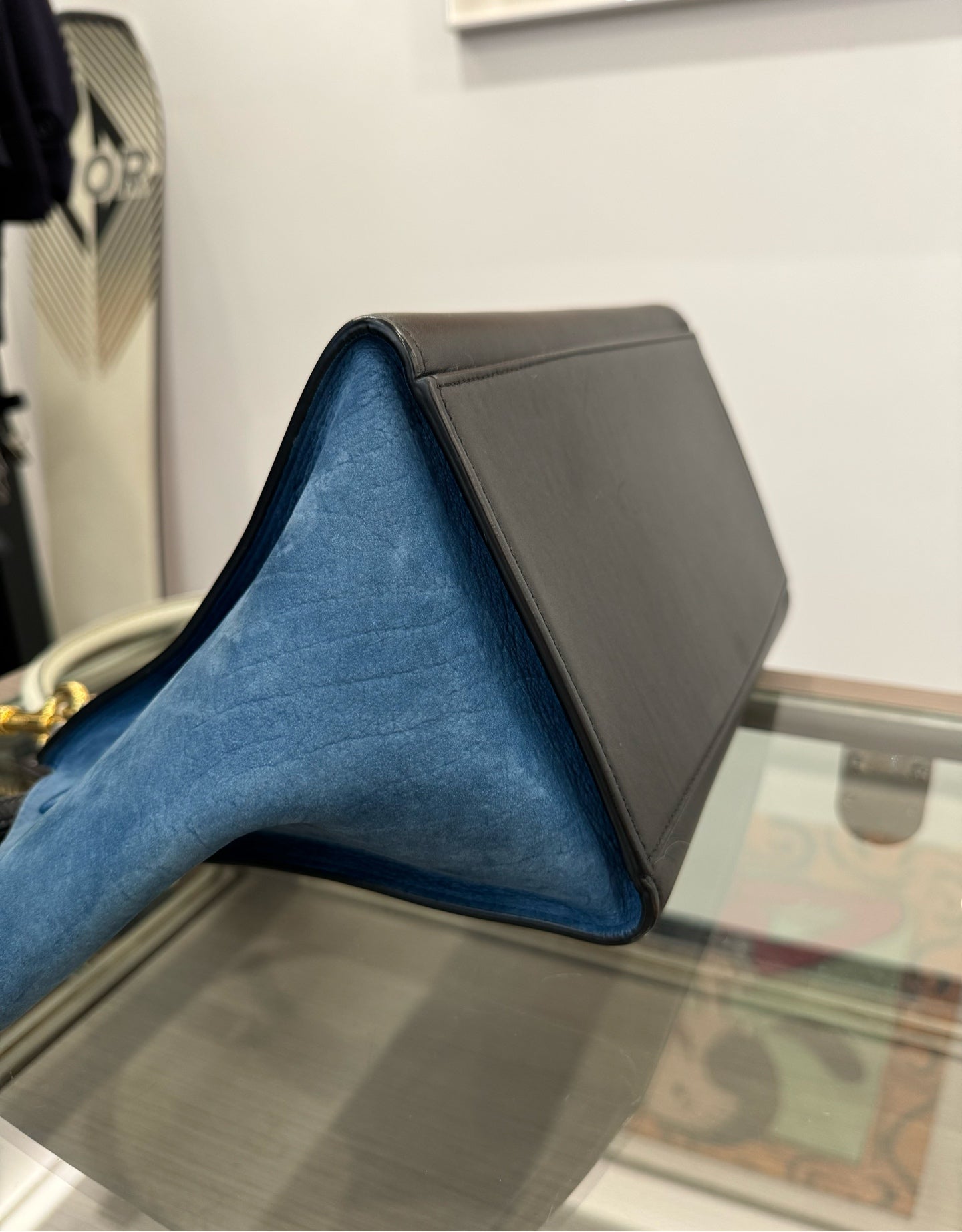 Celine - Trapeze Small - Leather and Suede - Multicolour - (small)