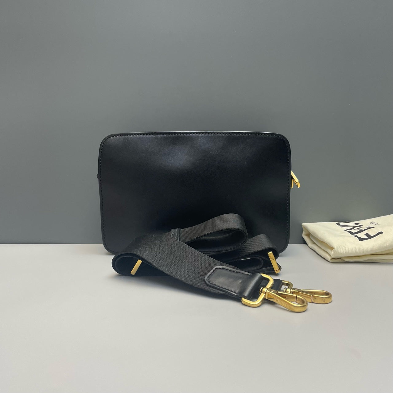 Fendi - Bag Bugs Camera Bag - Leather - Black - (Small)