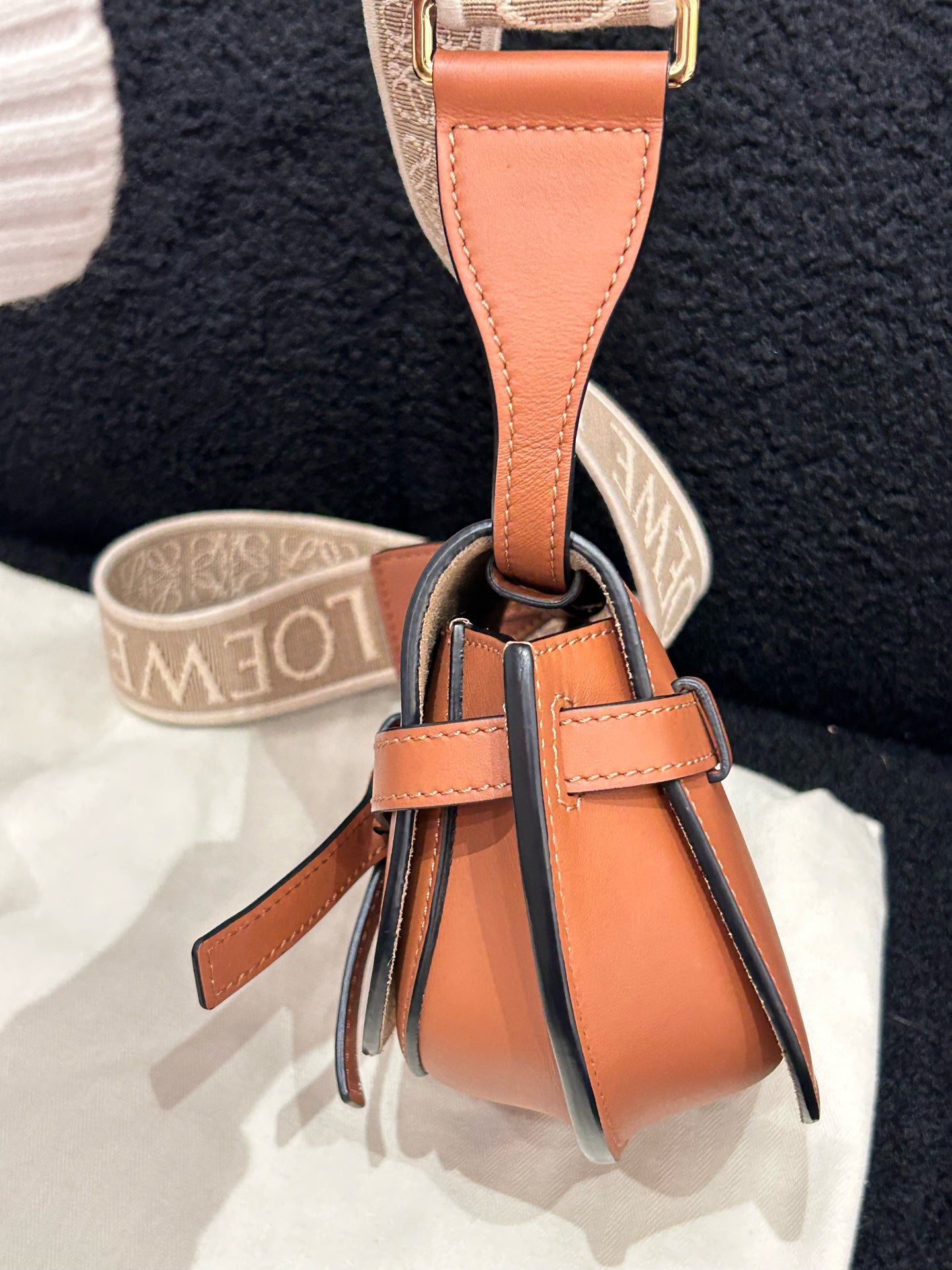 Loewe - Gate Mini Bag - Leather - Brown - (mini)