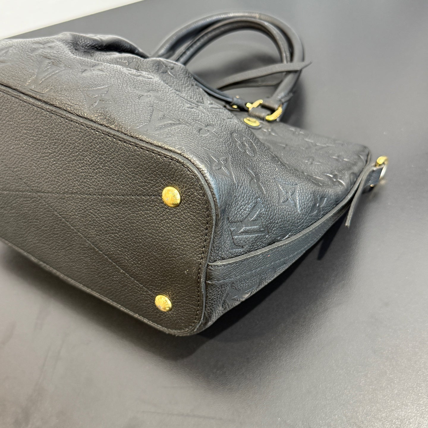 Louis Vuitton - Monogram Empreinte Convertible Top Handle Bag - Leather - Black - (medium)