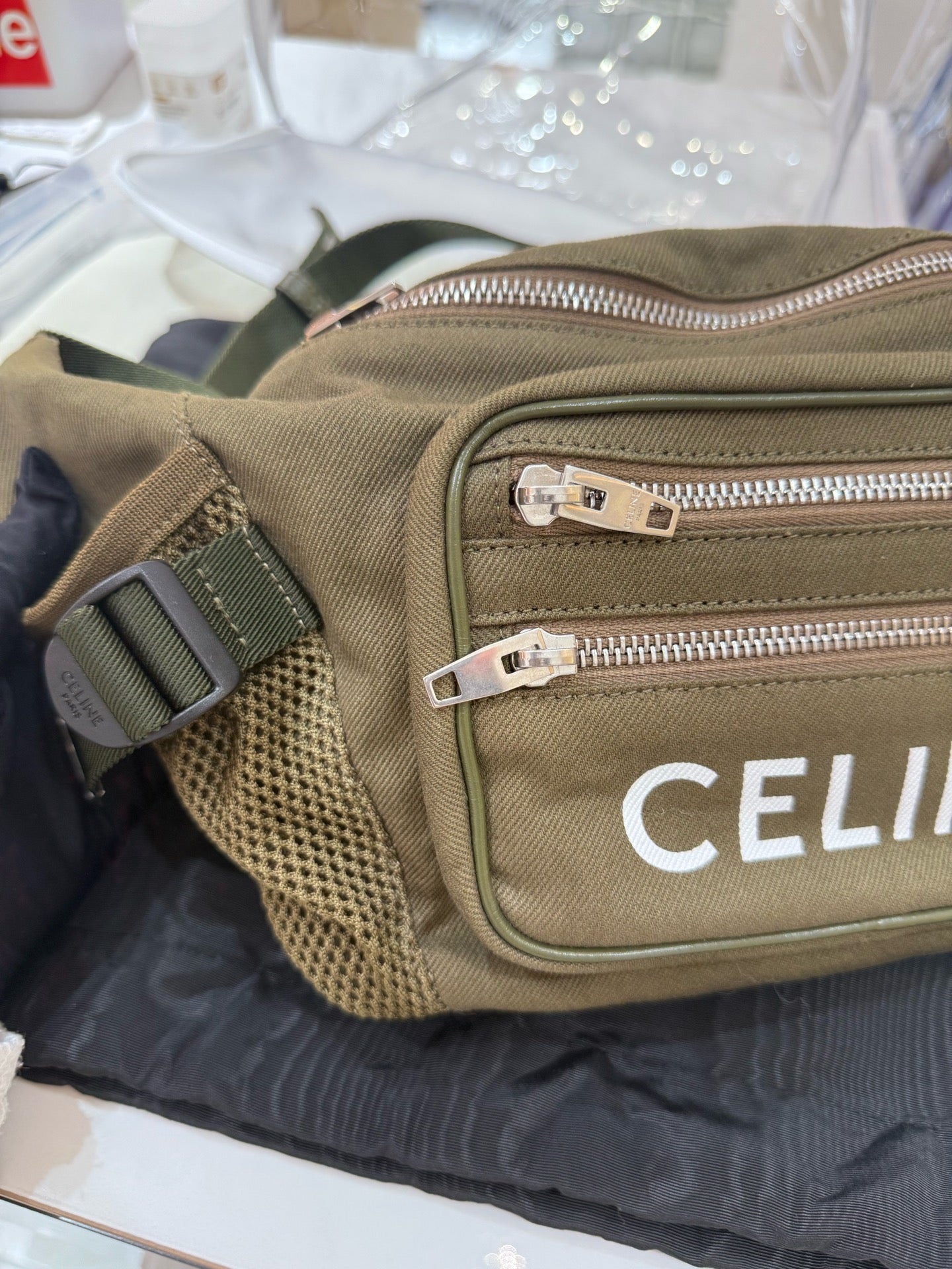 Celine - Trekking Belt Bag - Polyamide - Green - (medium)