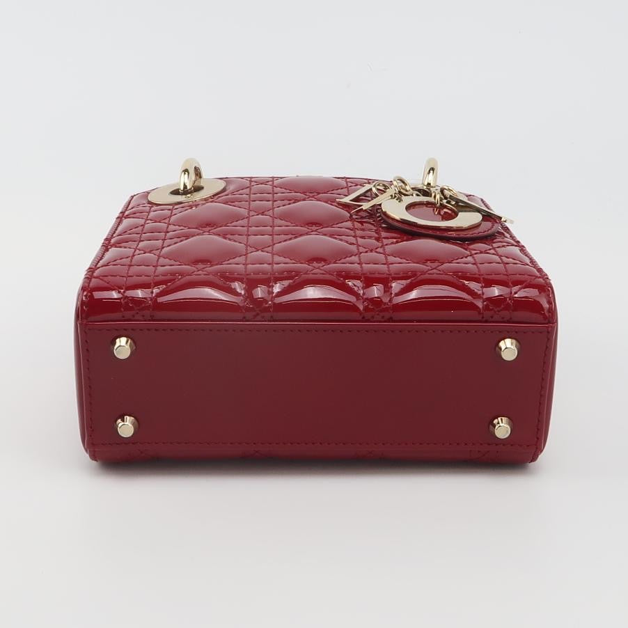 Dior - Lady Dior Micro - Patent leather - Red - (mini)