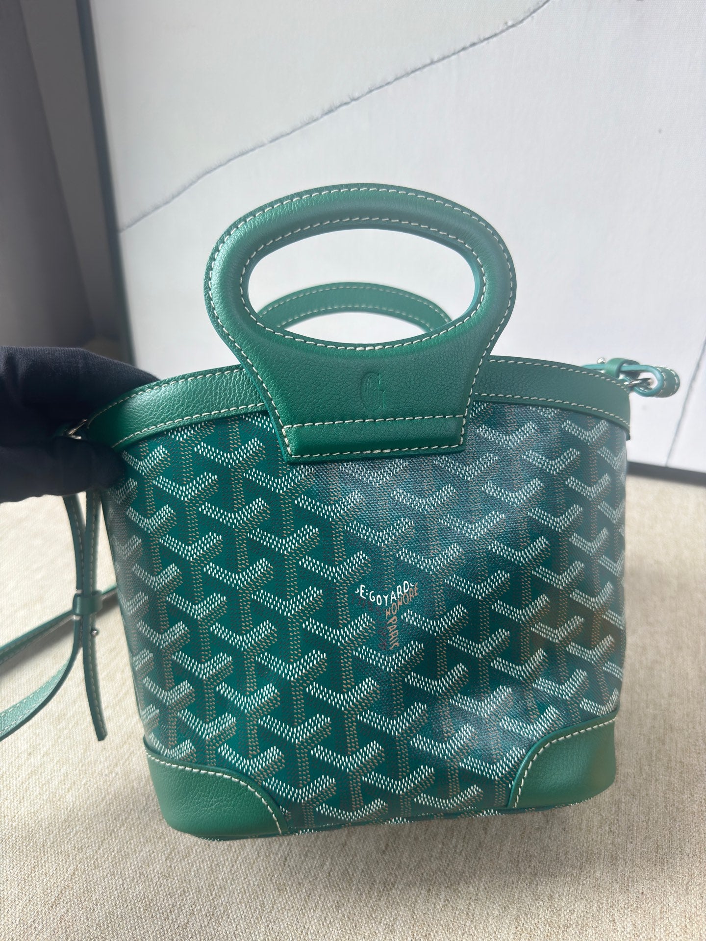 Goyard - Beluga mini - Goyardine canvas with leather trim - Green - (mini)