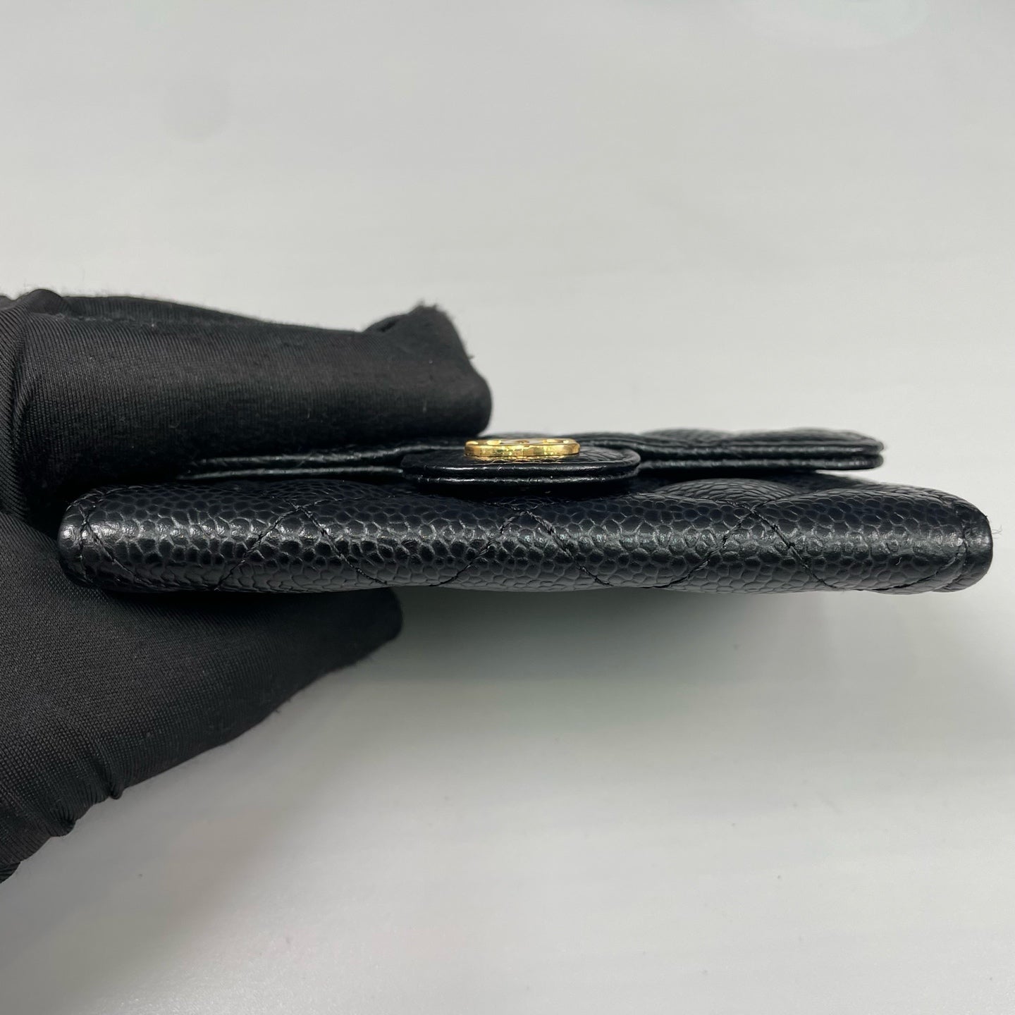 Chanel - Classic Flap Coin Purse - Caviar leather - Black - (mini)