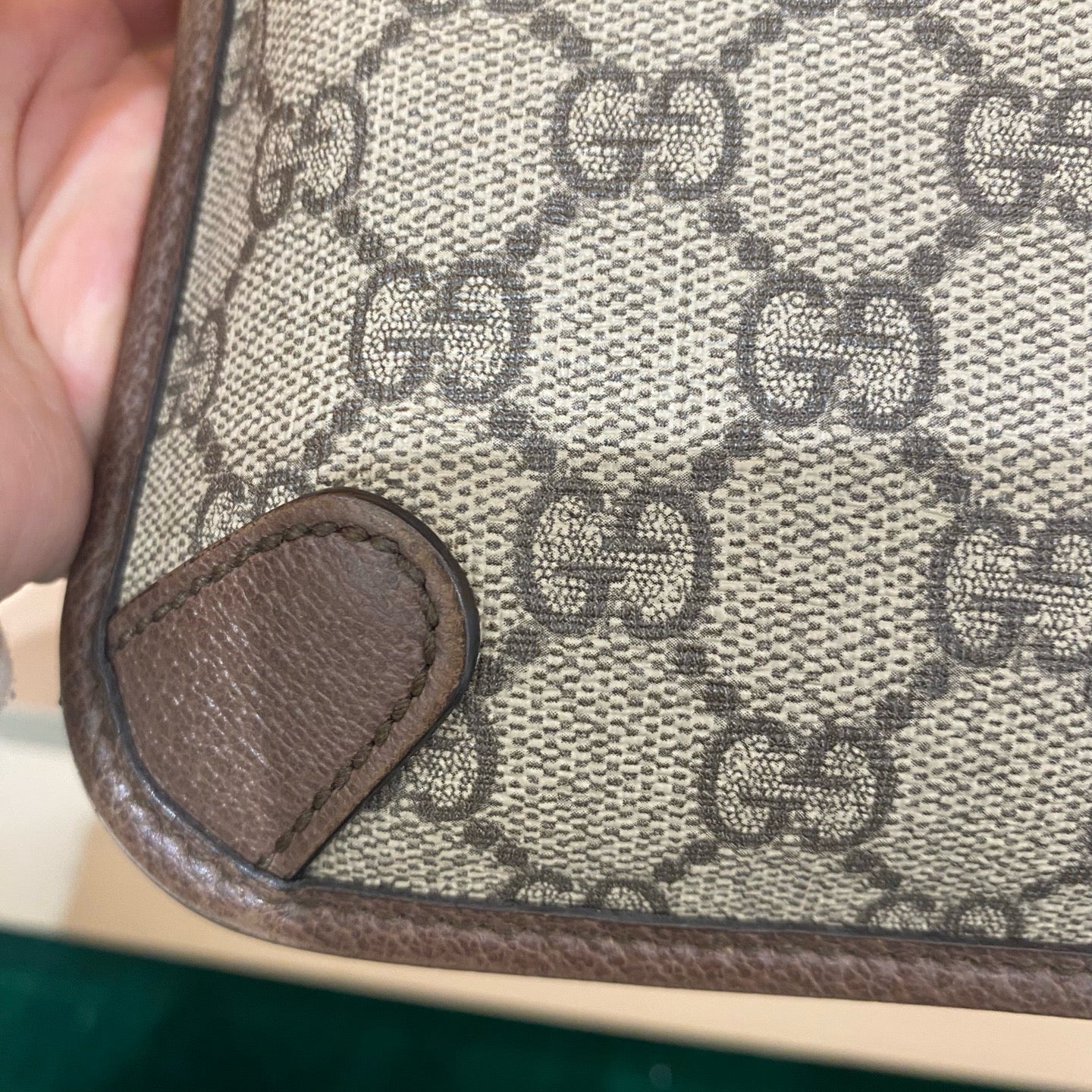 Gucci - Tiger Head Belt Bag 54387 - GG Supreme coated canvas with leather trim - Beige and Brown - (Medium)