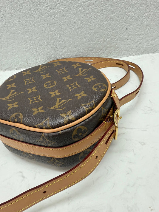 Louis Vuitton - Boîte Chapeau Souple PM - Monogram coated canvas with natural Vachetta leather trim - Brown - (small)