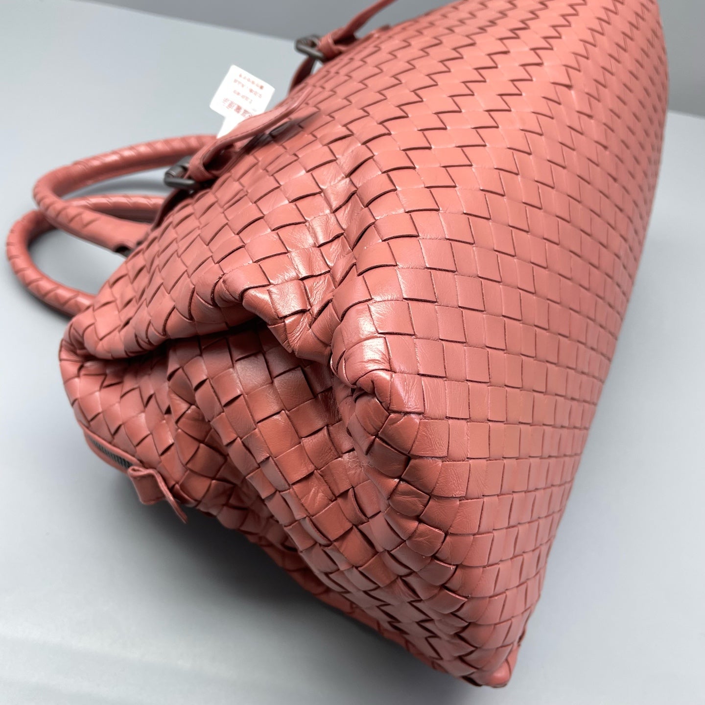 Bottega Veneta - Intrecciato Satchel - Leather - Dusty Rose with Gunmetal Hardware - (Medium)
