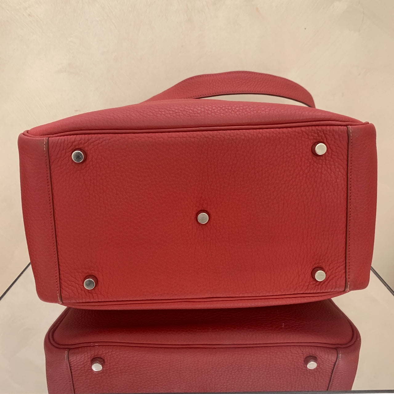 Hermès - Lindy 30 - Taurillon Clemence leather - Red - (medium)