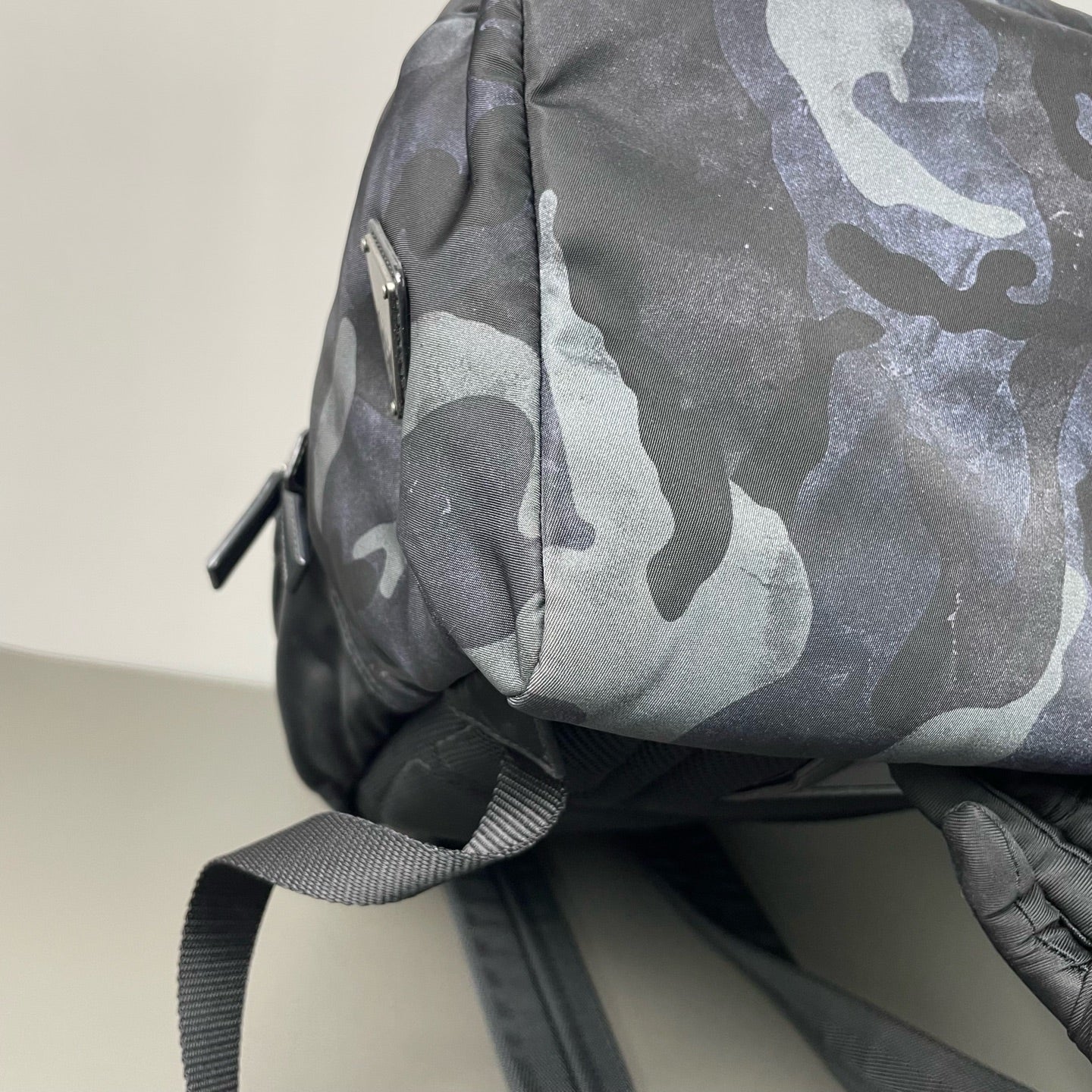 Prada - Camouflage Nylon Backpack - Nylon with Saffiano leather trim - Multicolour - (medium)