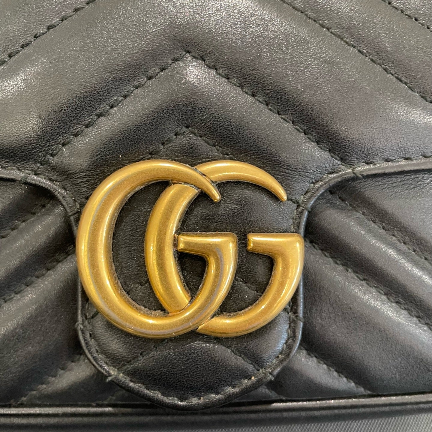 Gucci - Marmont Mini - Leather - Black - (mini)