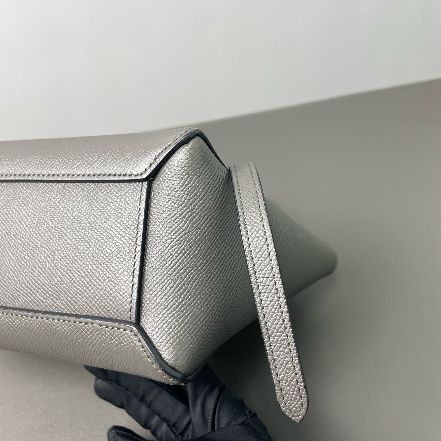 Celine - Belt Bag - Grained calfskin leather - Elephant Grey - (Mini)