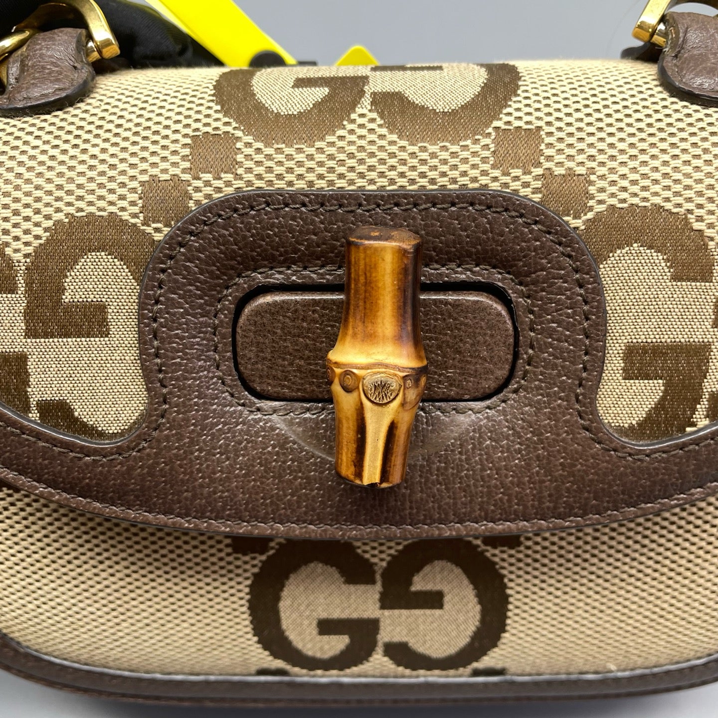 Gucci - Diana Mini Top Handle Bag - Canvas and Leather with Bamboo accents - Brown - (mini)