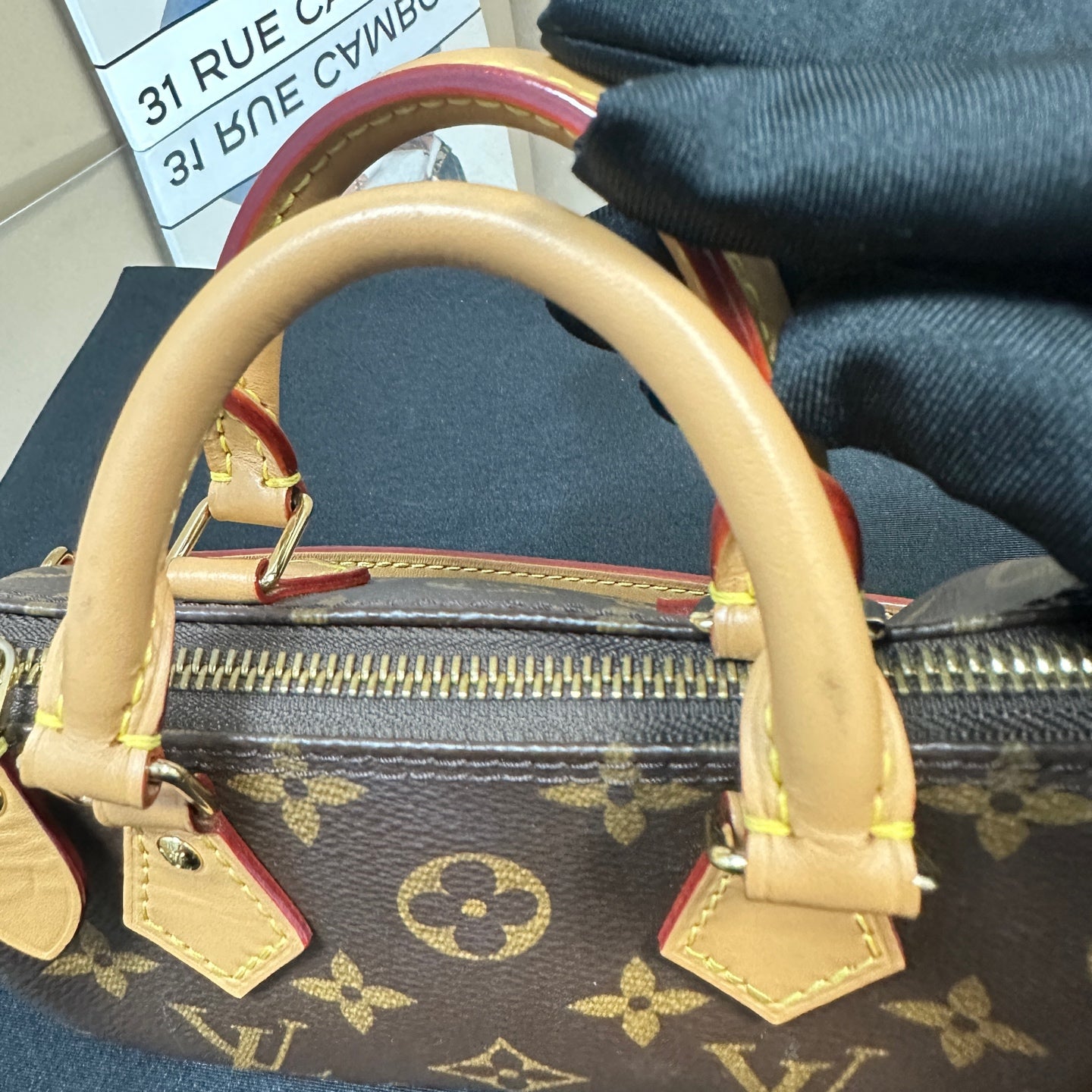 Louis Vuitton - Speedy Nano - Monogram coated canvas with Vachetta leather trim - Brown - (mini)