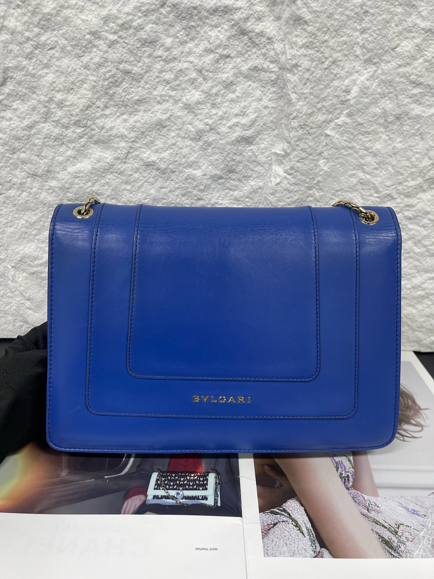Bvlgari - Serpenti Forever - Leather - Blue - (medium)