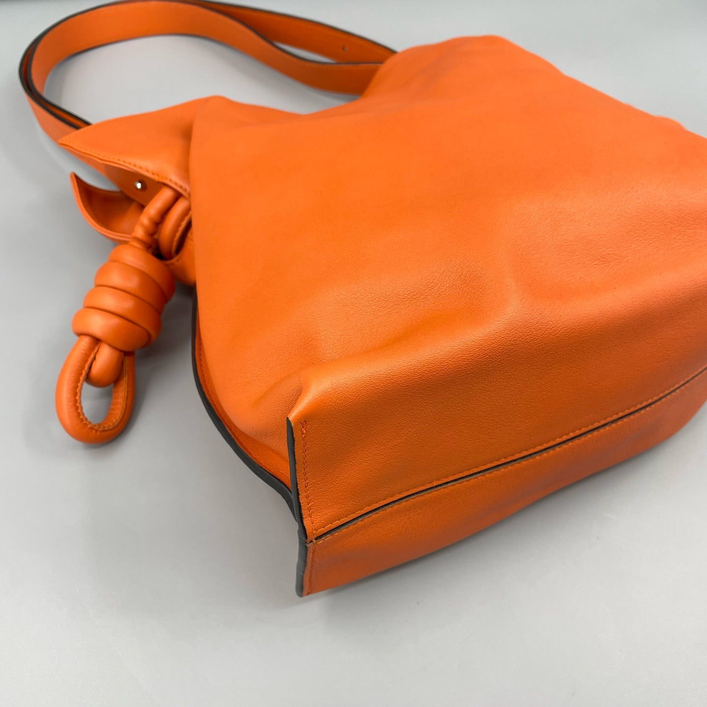 Loewe - Flamenco Knot Bag - Leather - Orange - (Medium)