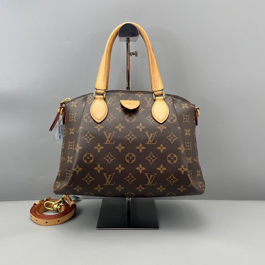 Louis Vuitton - Turenne PM - Monogram coated canvas with natural cowhide leather trim - Brown - (Small)