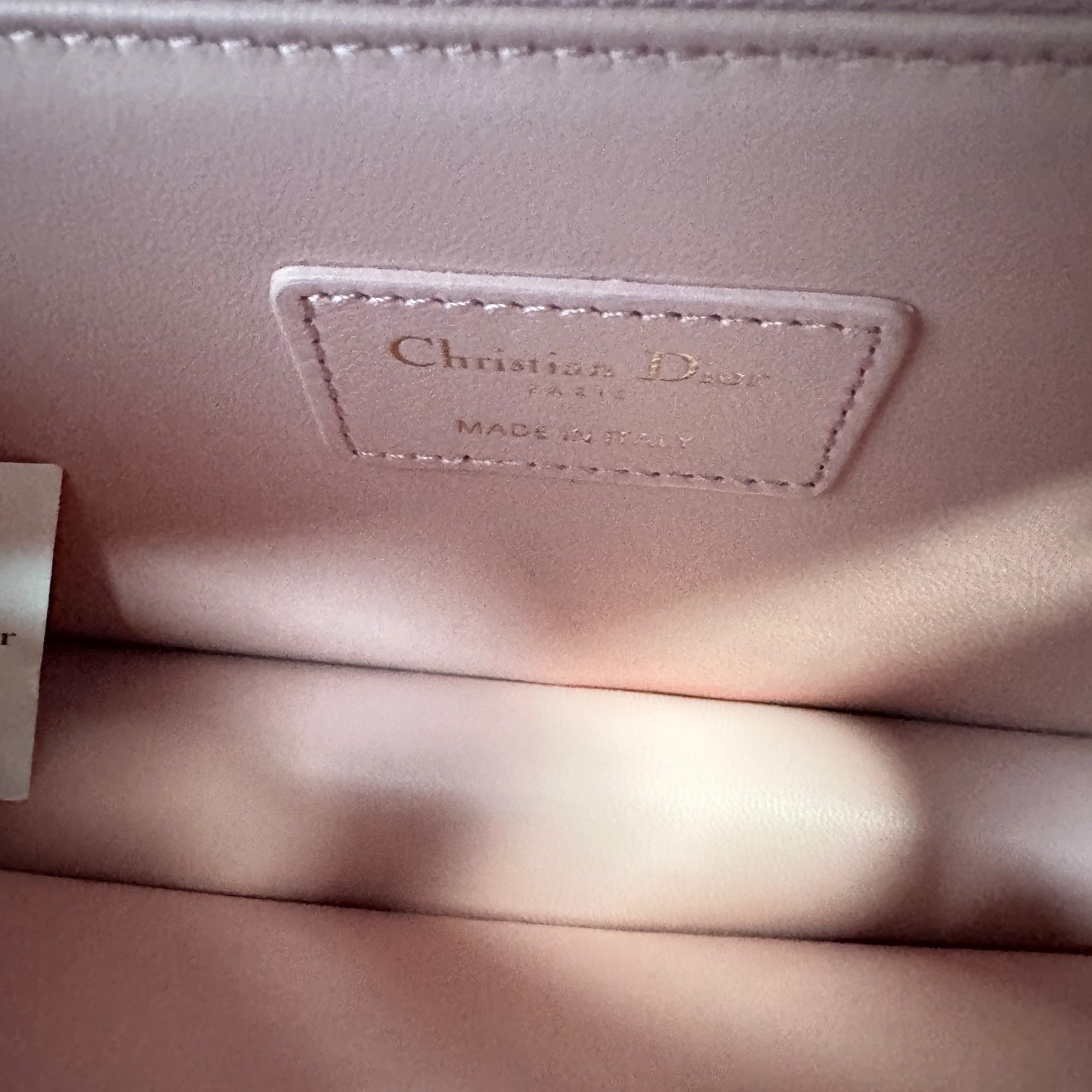 Dior - Miss Dior Flap Bag - Lambskin leather - Pink - (Medium)