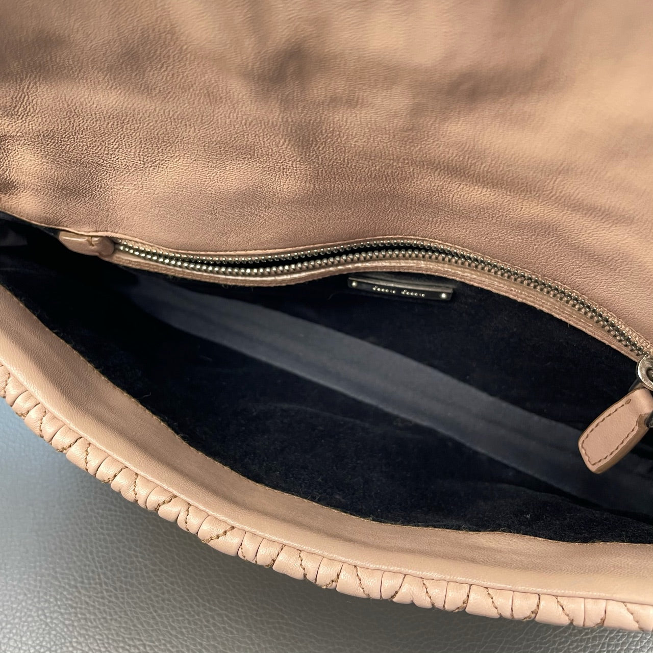 Miu Miu - Crystal Series Matelassé Shoulder Bag - Lambskin leather - Beige - (mini)