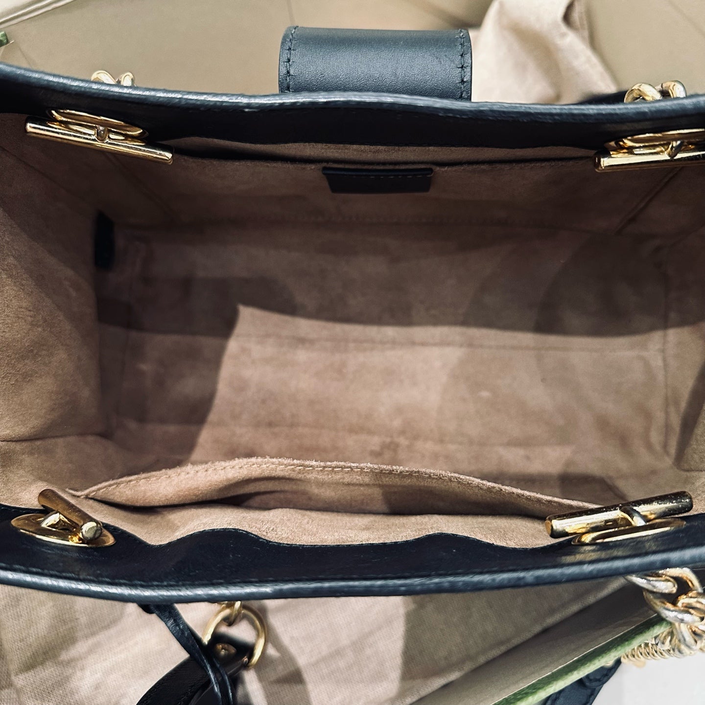 Gucci - Padlock Mini GG Supreme Shoulder Bag - GG Supreme canvas with leather trim - Black - (mini)