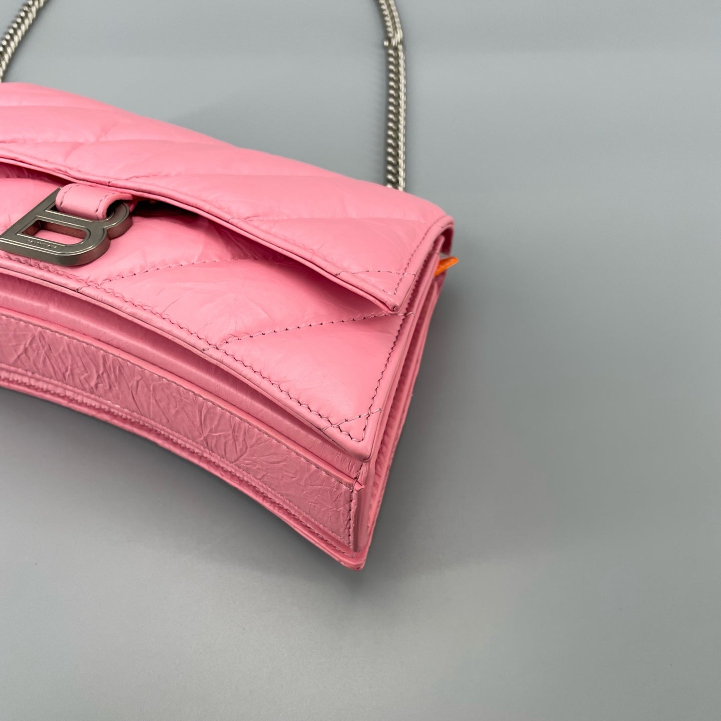 Balenciaga - Hourglass Chain Wallet - Leather - Pink - (mini)