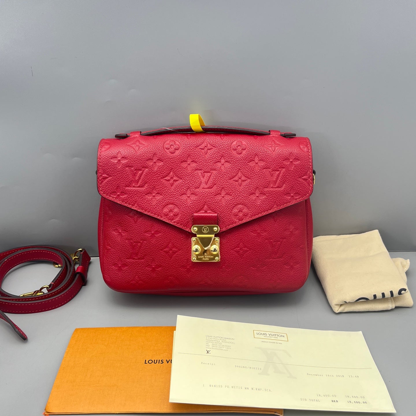 Louis Vuitton - Pochette Metis - Leather - Red - (small)