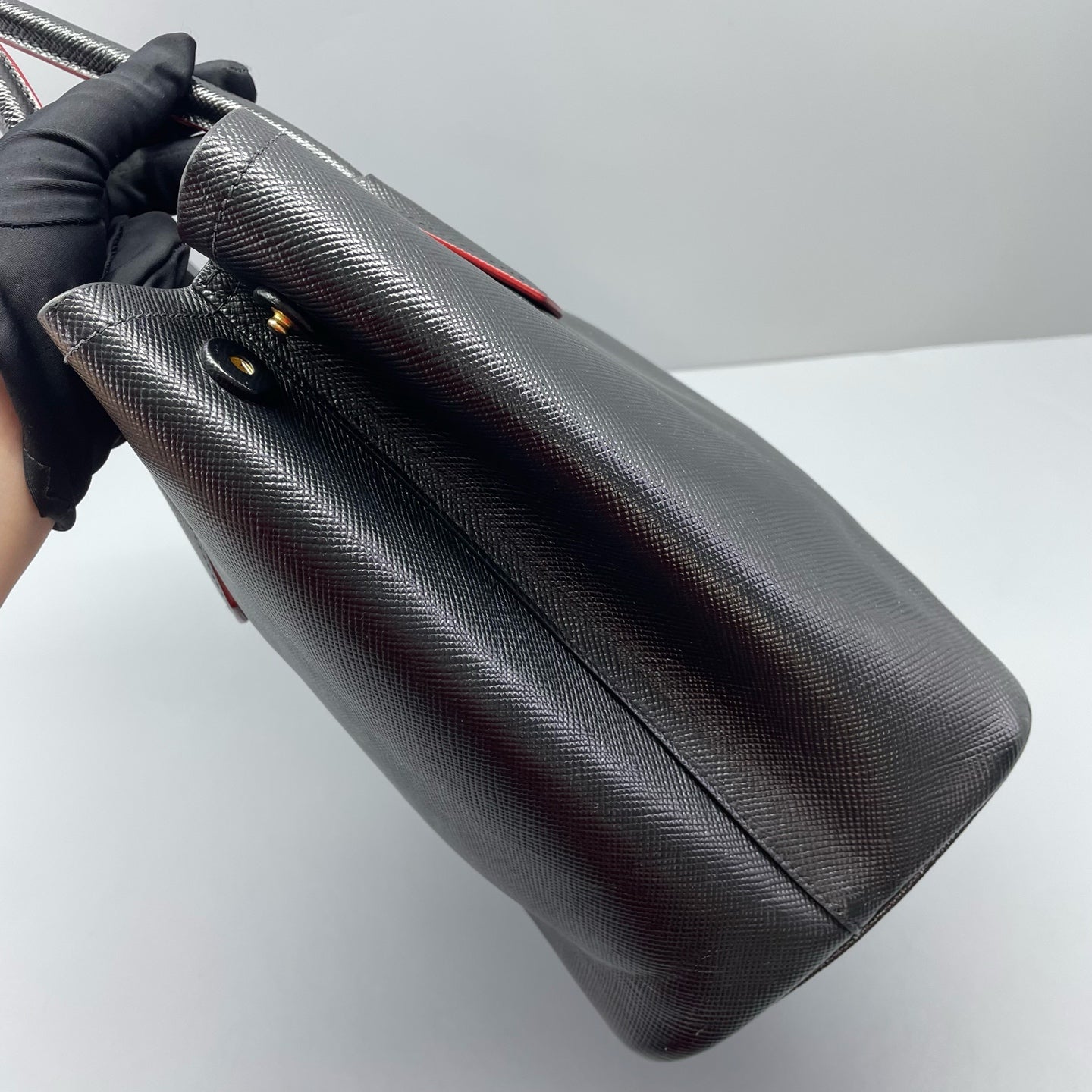 Prada - Double Bag - Saffiano leather - Black - (Medium)