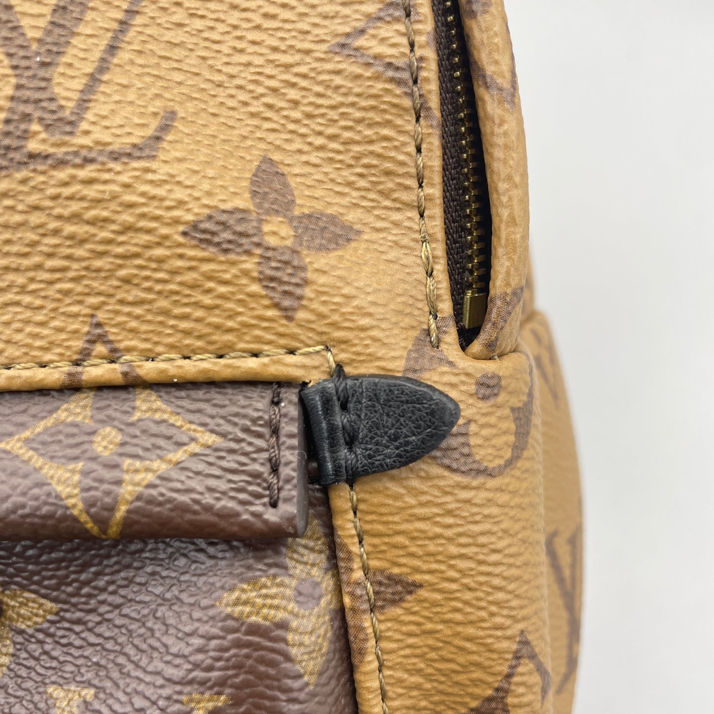 Louis Vuitton - Palm Springs Mini Backpack - Monogram Canvas with leather trim - Brown - (mini)