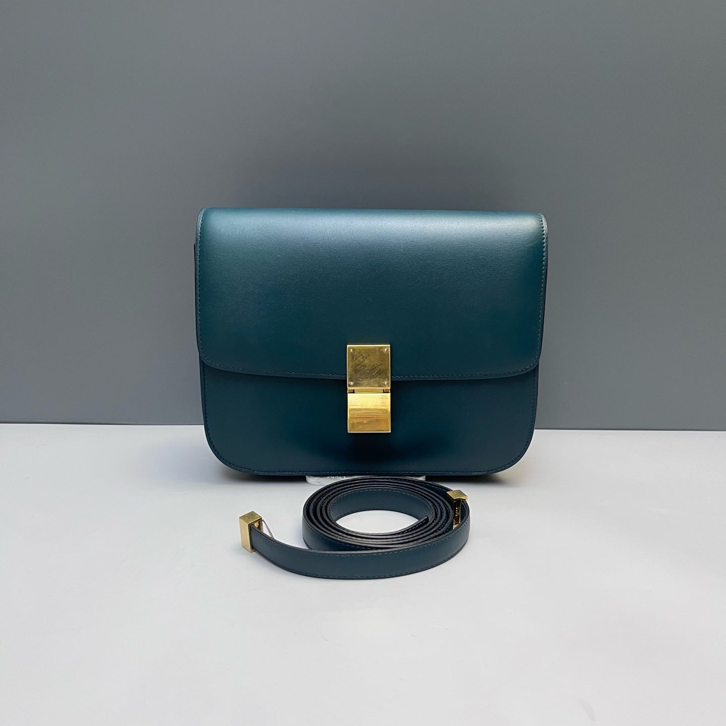 Celine - Box Bag - Leather - Green - (medium)