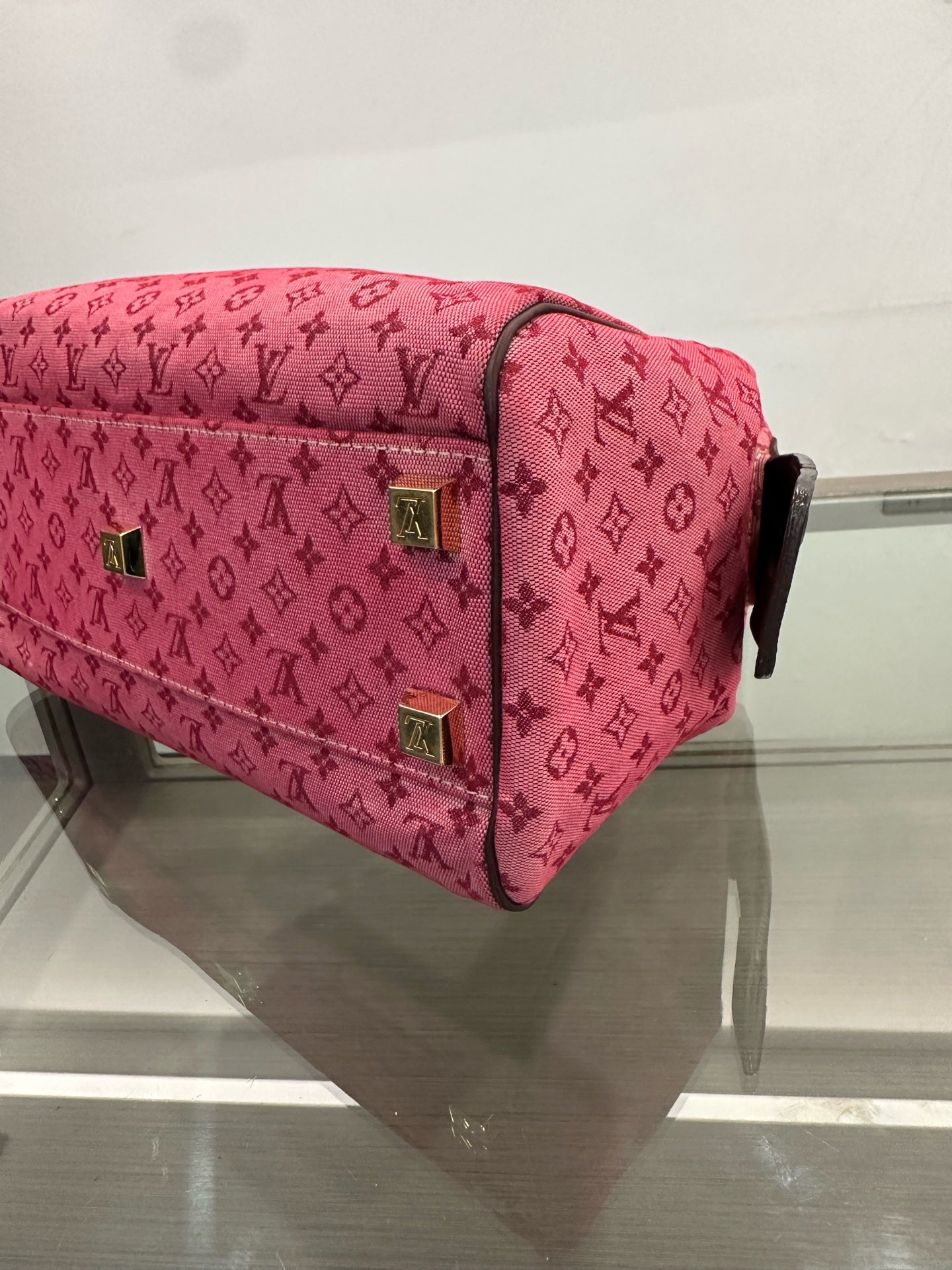Louis Vuitton - Monogram Denim Boston Bag - Denim - Jeans - Pink - (medium)