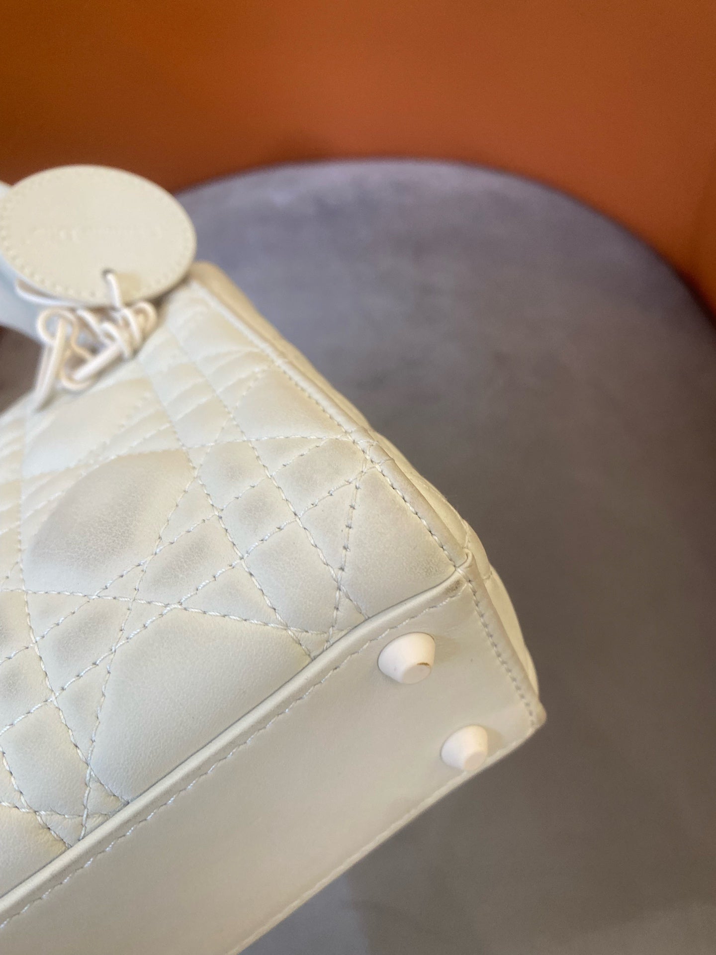 Dior - Lady Dior My ABCDior Bag - Leather - White - (mini)