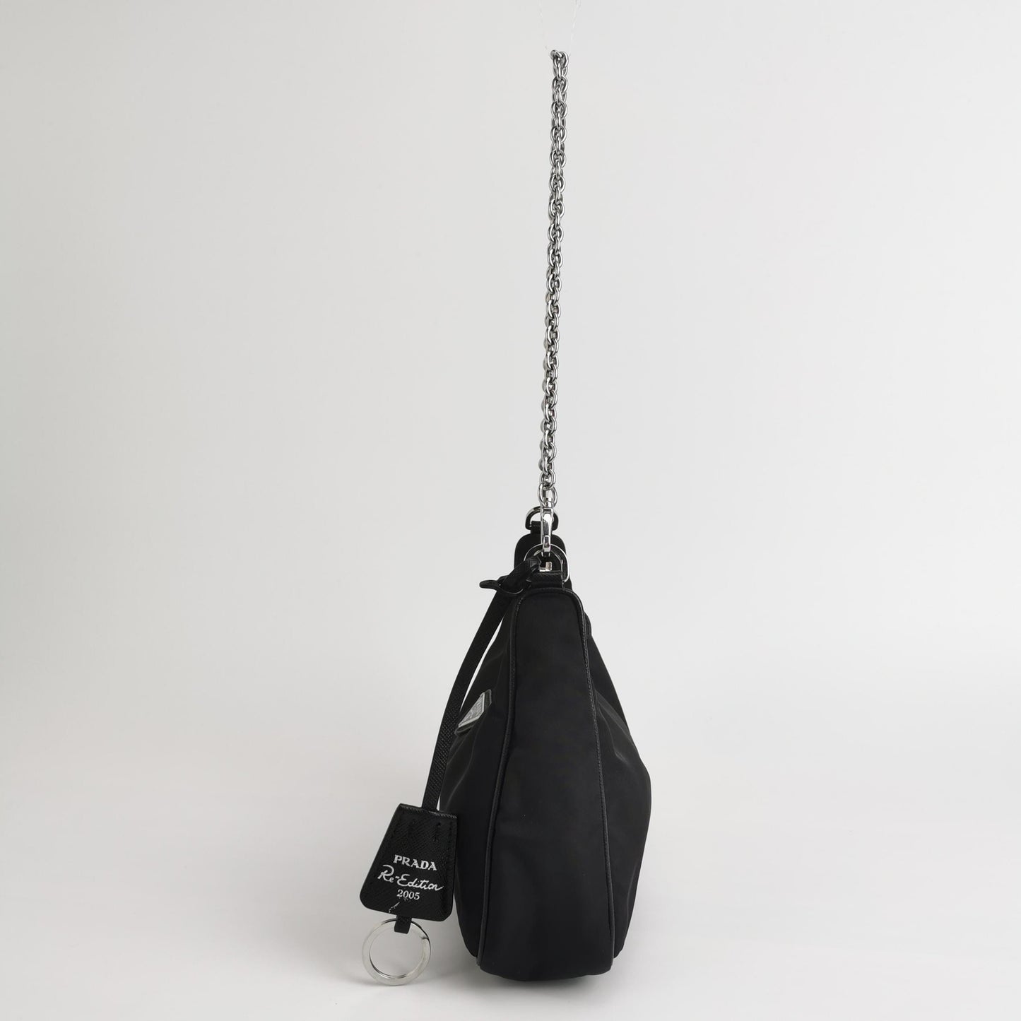 Prada - Re-Edition 2005 Hobo Bag - Re-Nylon with Saffiano leather trim - Black - (Small)
