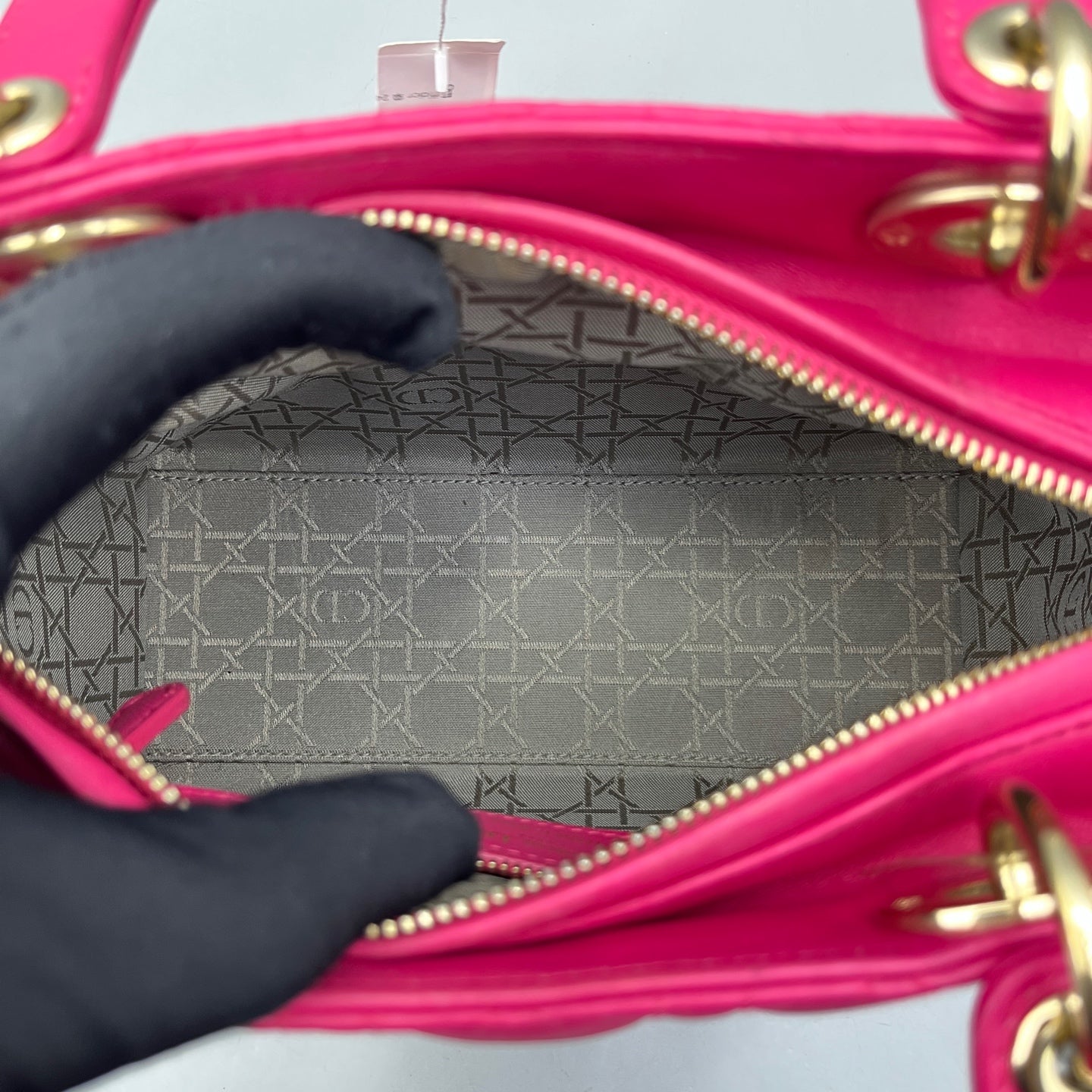 Dior - Lady Dior - Lambskin leather - Pink - (medium)