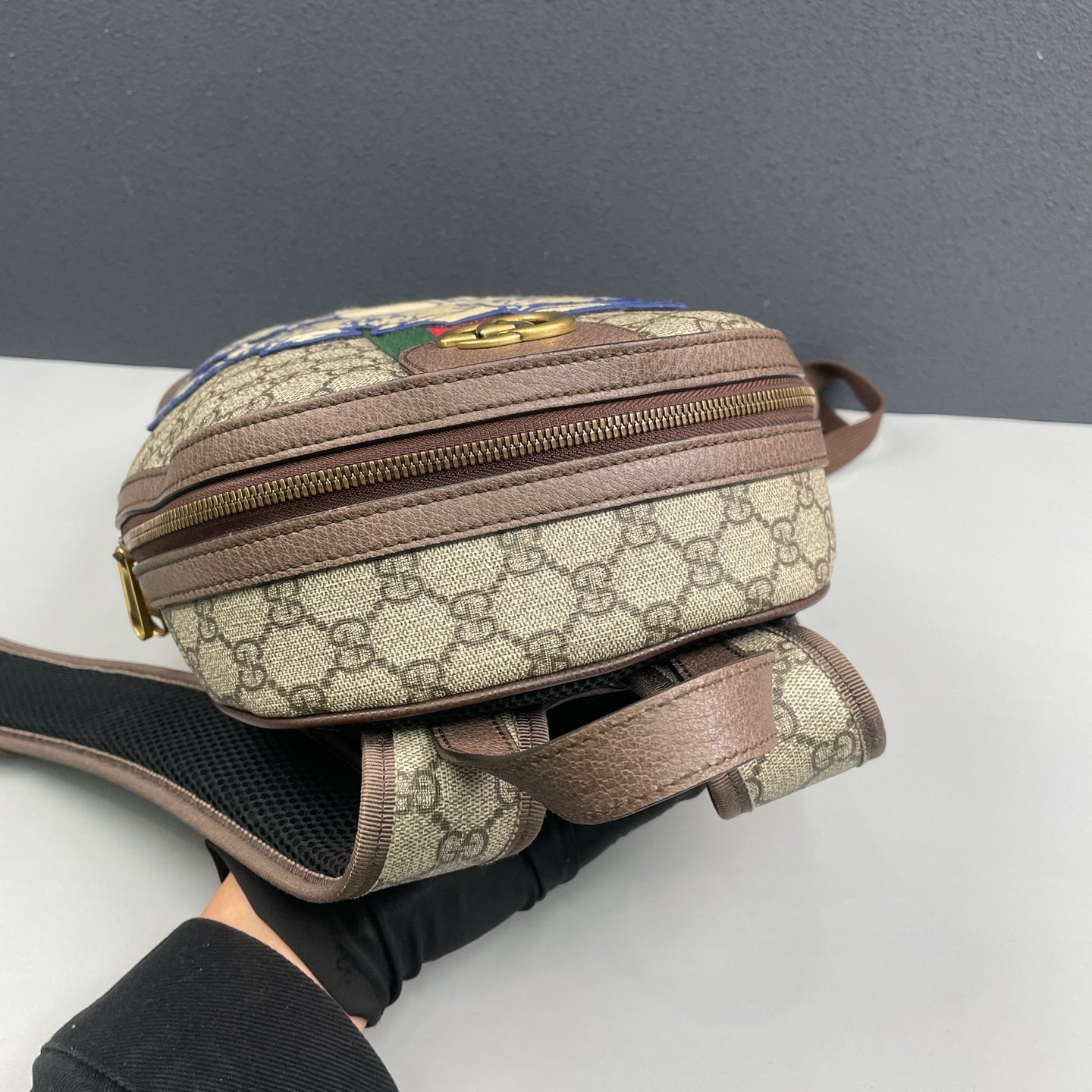 Gucci - Disney x Three Little Pigs Backpack - GG Supreme canvas with leather trim - Multicolour - (Small)