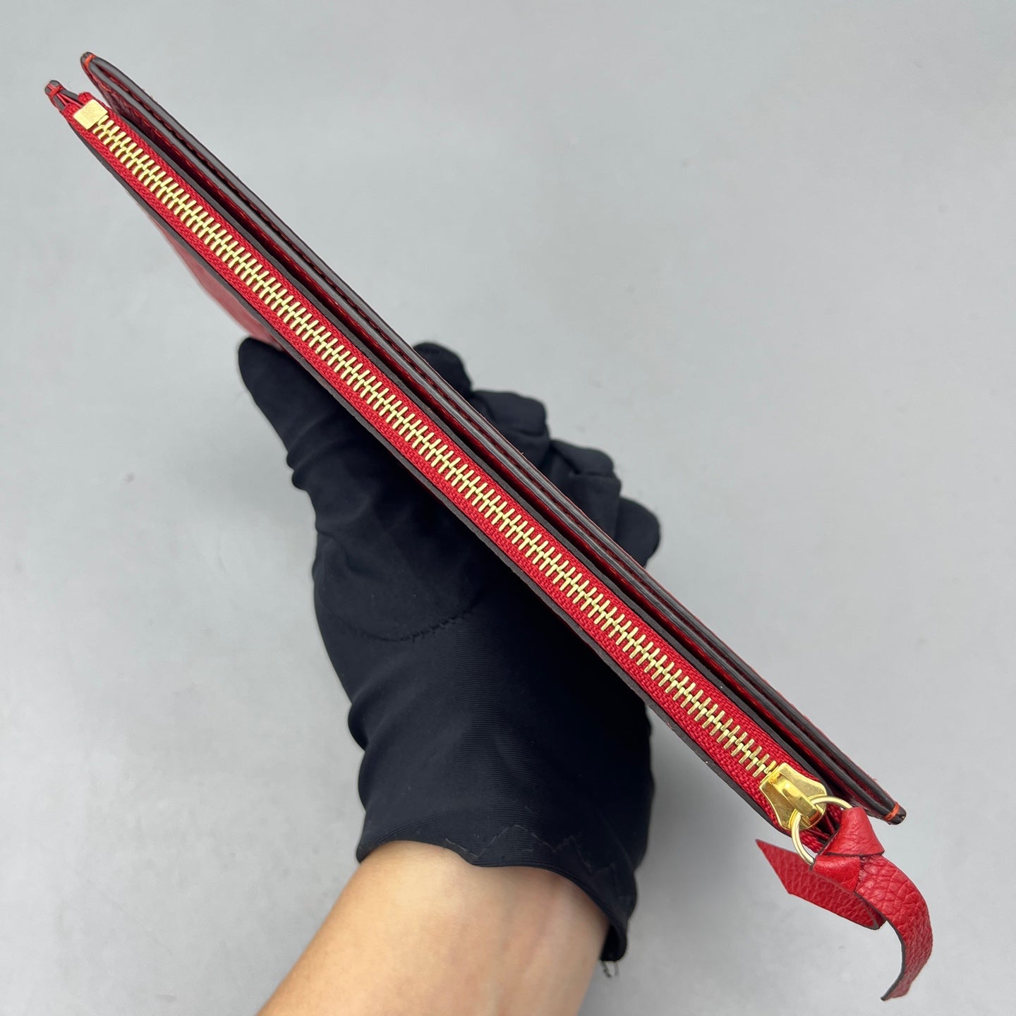 Louis Vuitton - Pochette Felicie - Embossed Monogram Empreinte leather - Red - (small)