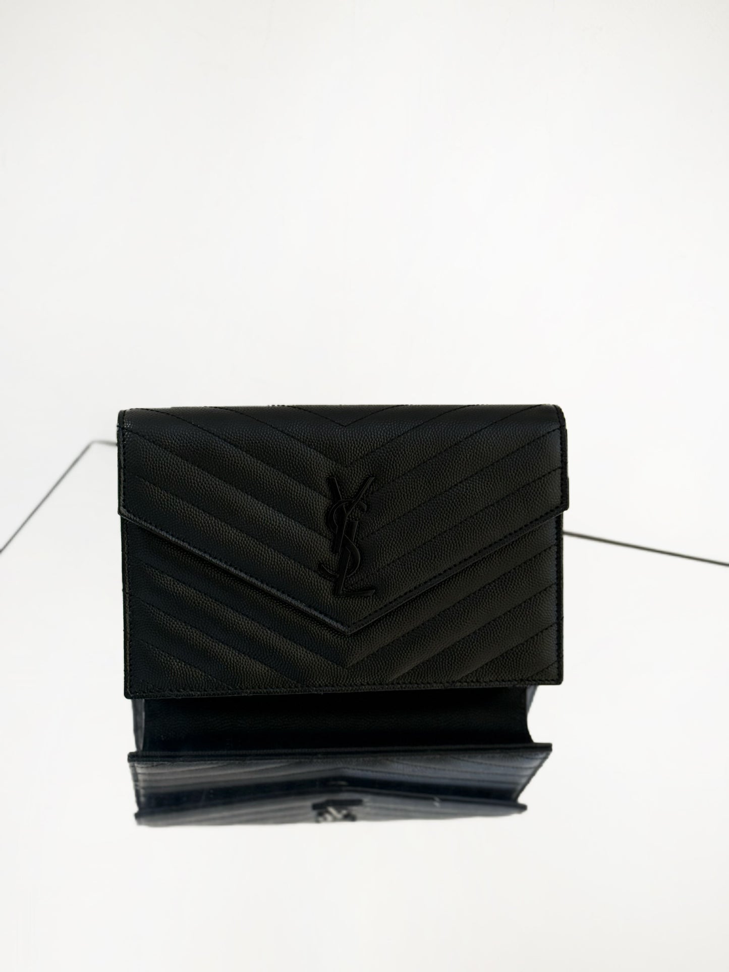 Saint Laurent - Envelope - Leather - Black - (mini)