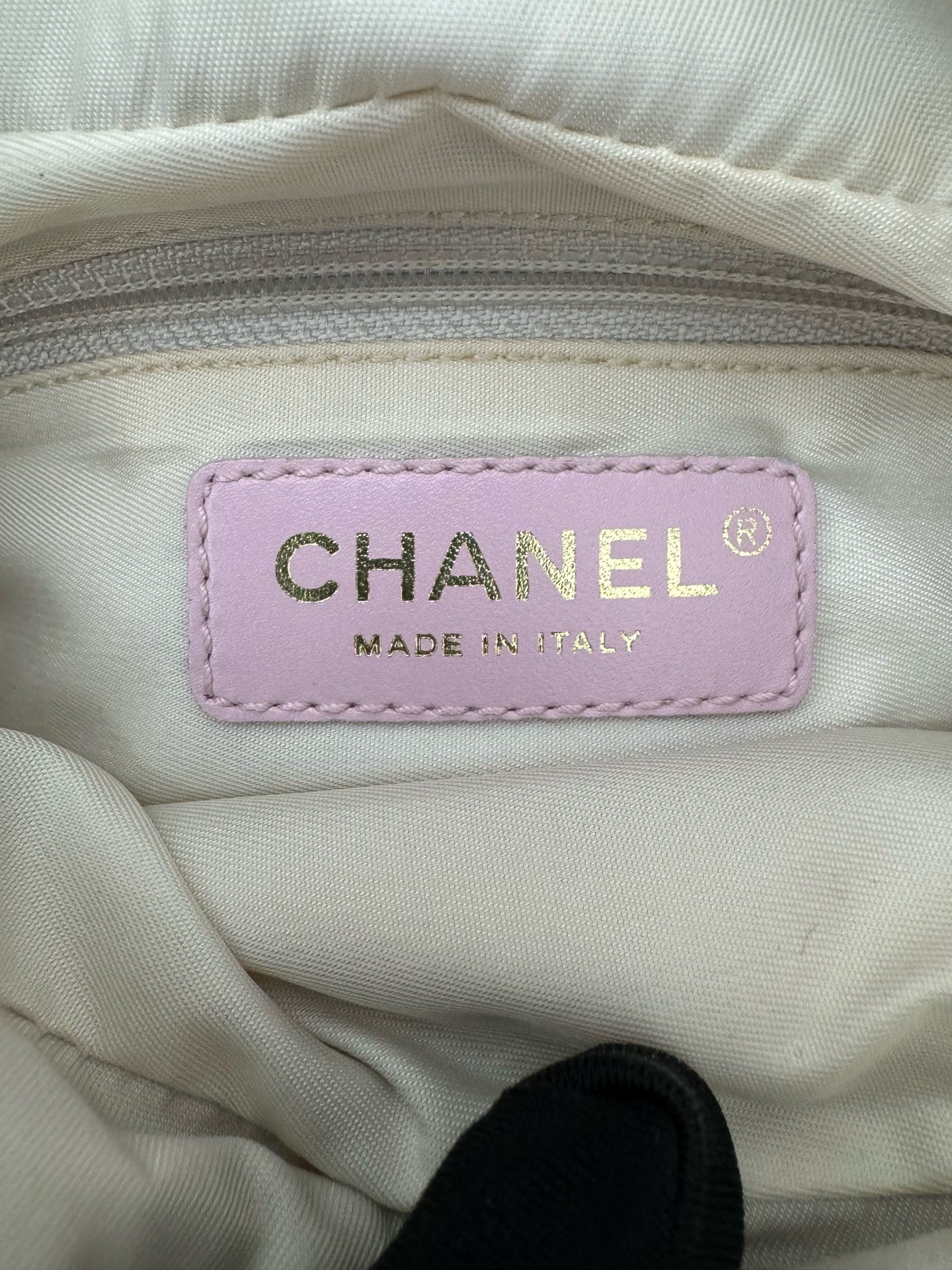 Chanel - New Travel Line Hobo Bag - Nylon jacquard with leather trim - Pink - (Small)