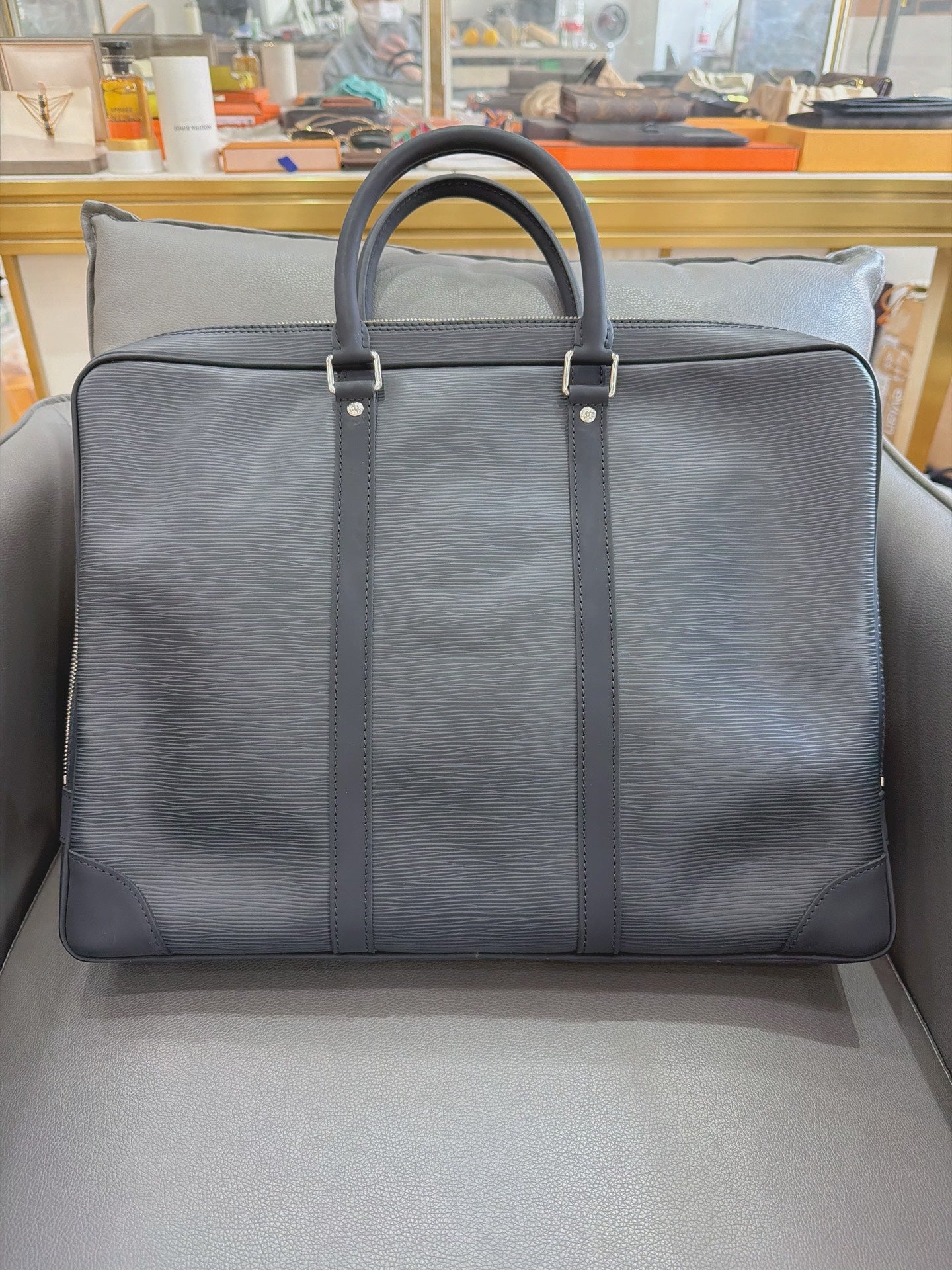 Louis Vuitton - Porte-Documents Voyage Briefcase - Epi leather - Black - (large)