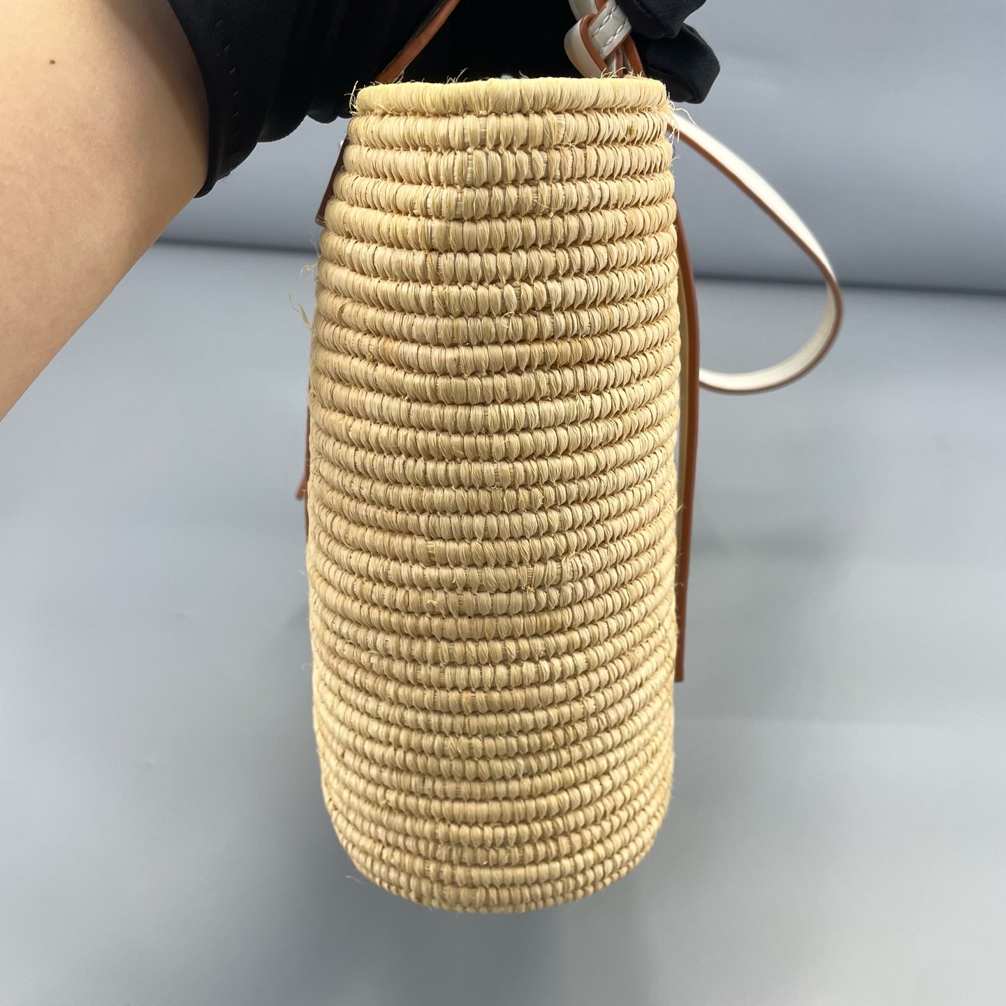 Loewe - Basket Bag - Wicker and Leather - Beige - (small)