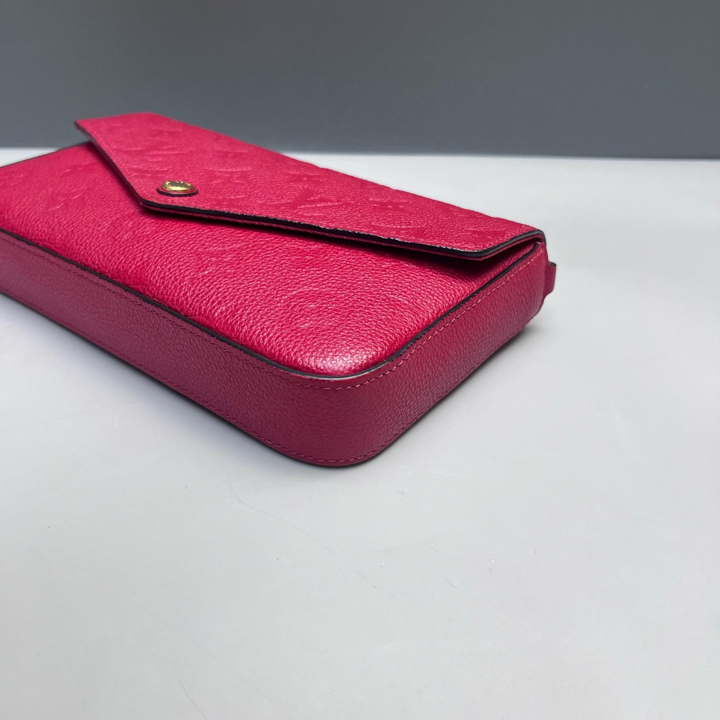 Louis Vuitton - Félicie Pochette - Monogram Empreinte leather - Red - (mini)