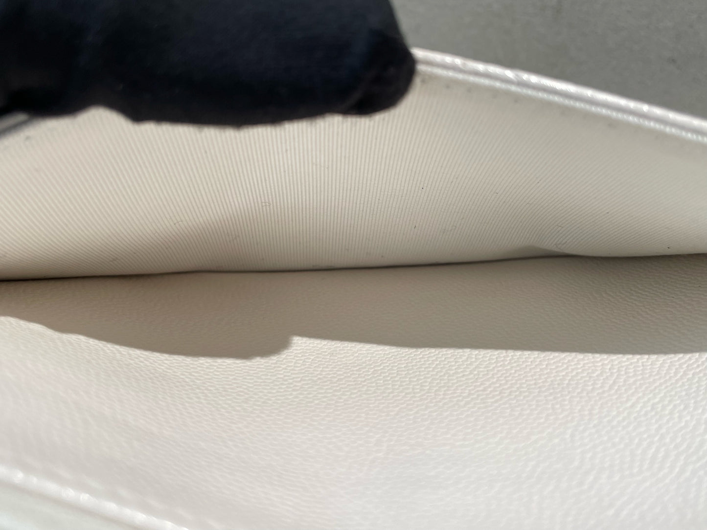 Chanel - Wallet on Chain (WOC) - Leather - White - (small)